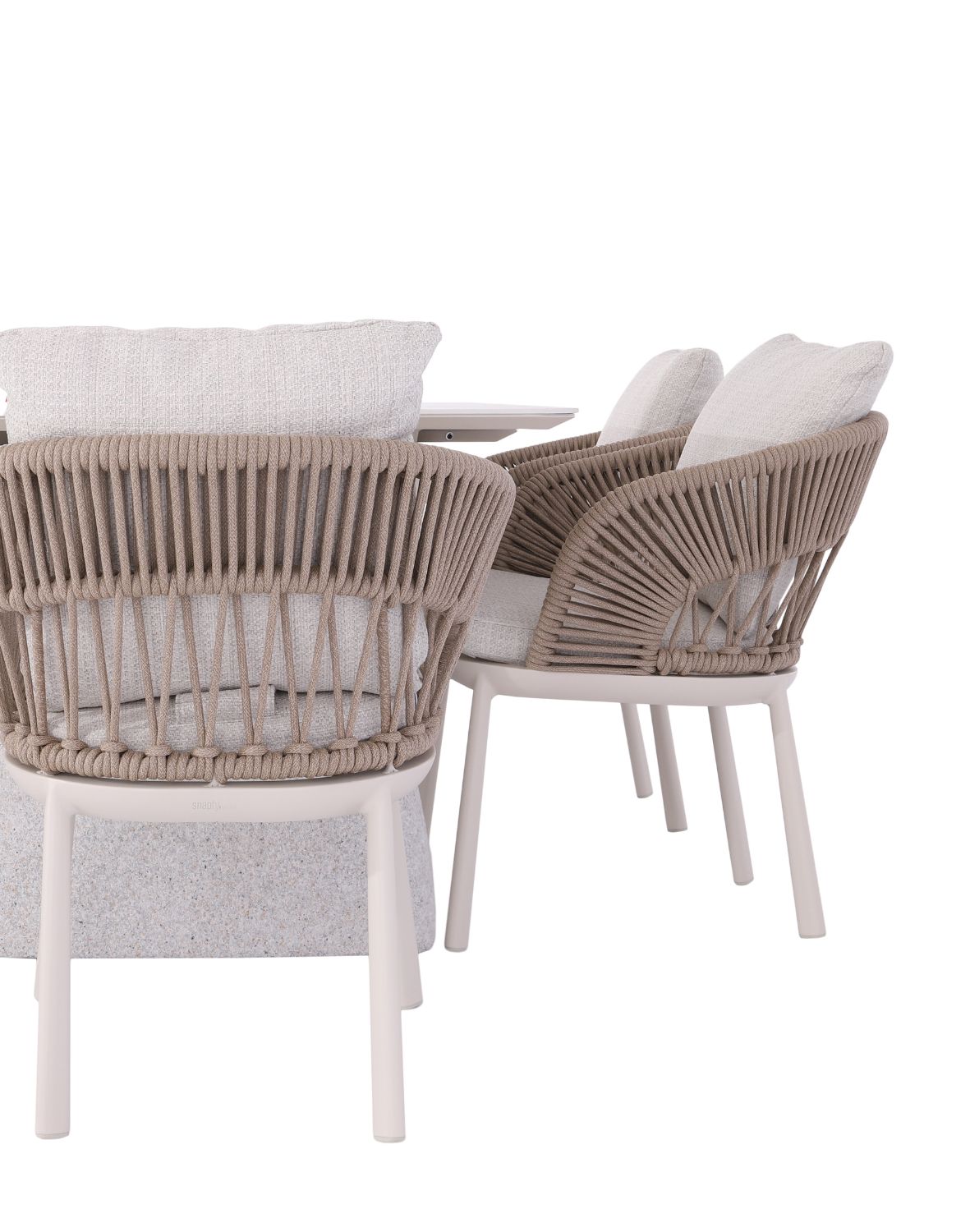 zestaw ogrodowy adora: stół rozkładany 180-240x100 i 8 krzeseł