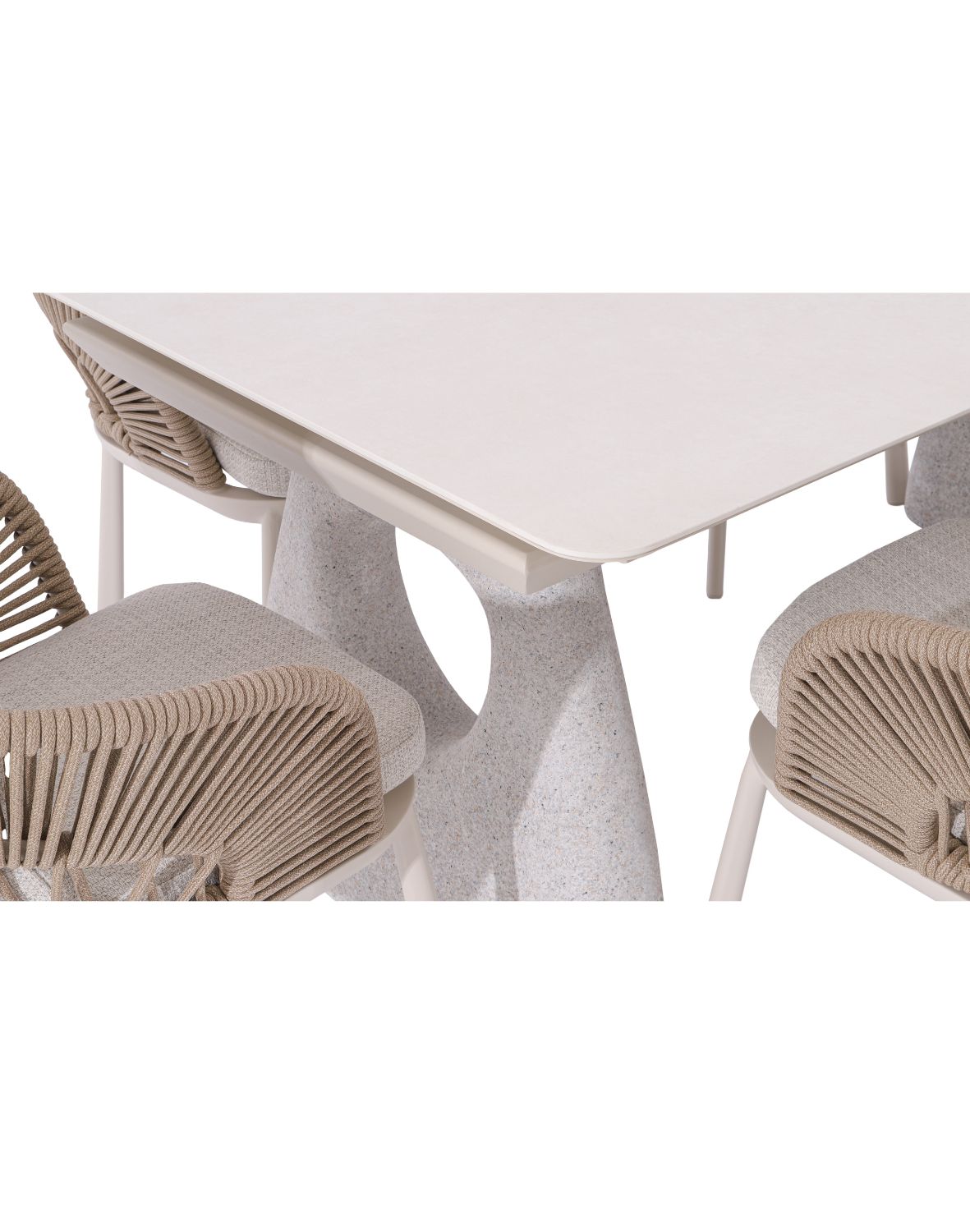 zestaw ogrodowy adora: stół rozkładany 180-240x100 i 8 krzeseł