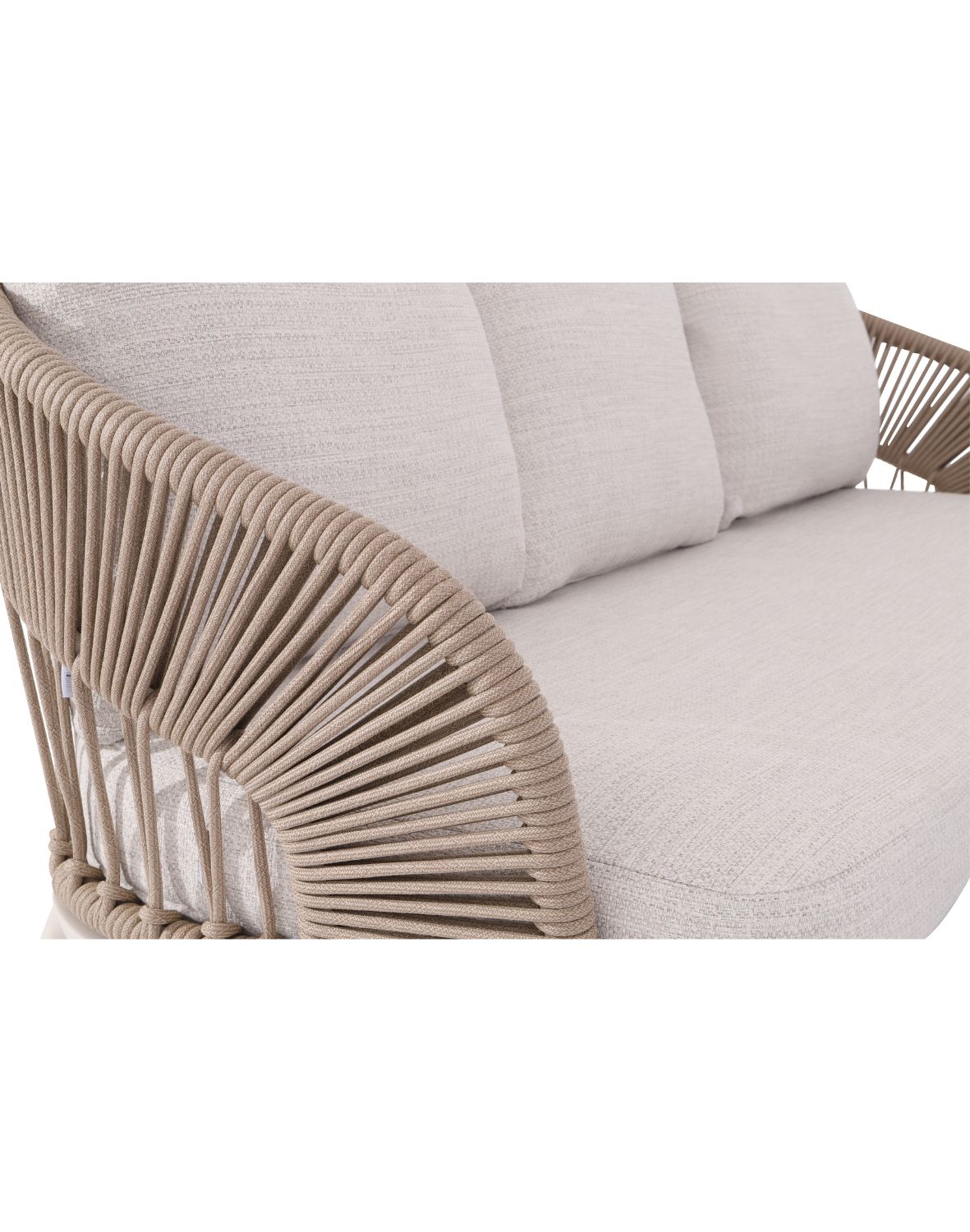 zestaw ogrodowy adora: 3-osobowa sofa, 2 fotele i 2 stoliki