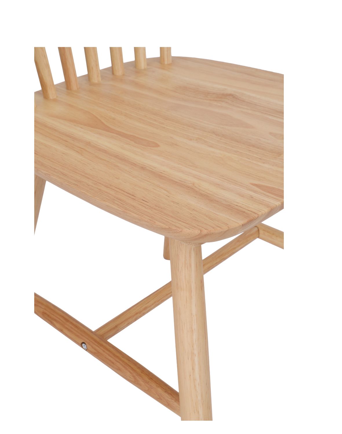 krzesło albero light z litego drewna kauczukowego