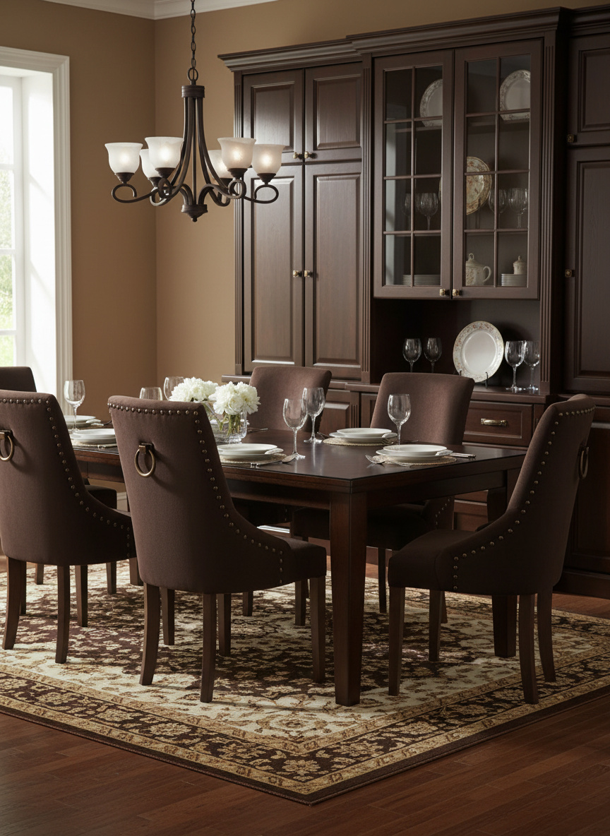 Krzesło Alexis 3, pinezki i kołatka