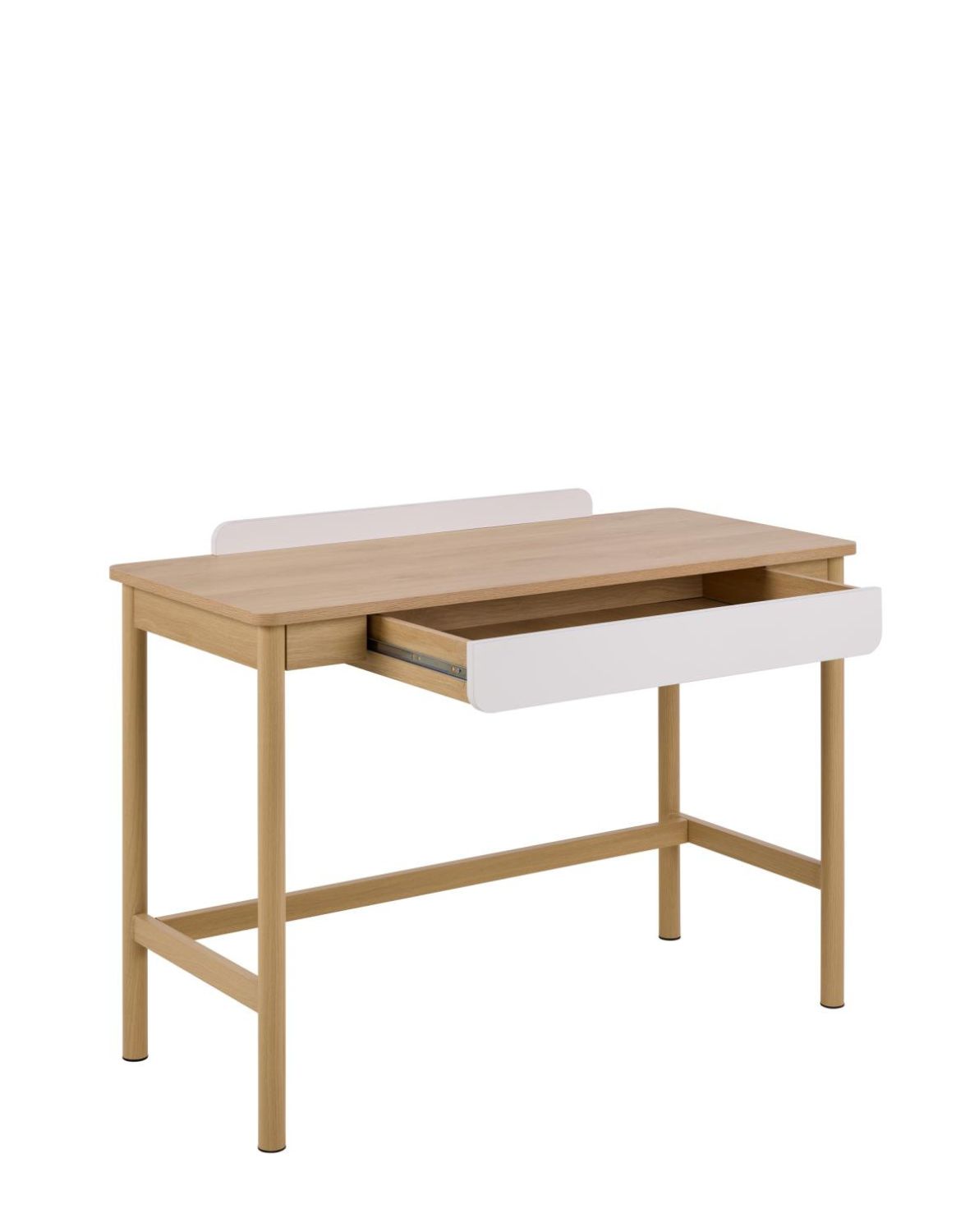 biurko drewniane z szufladą alpena (11588), 110x50 cm