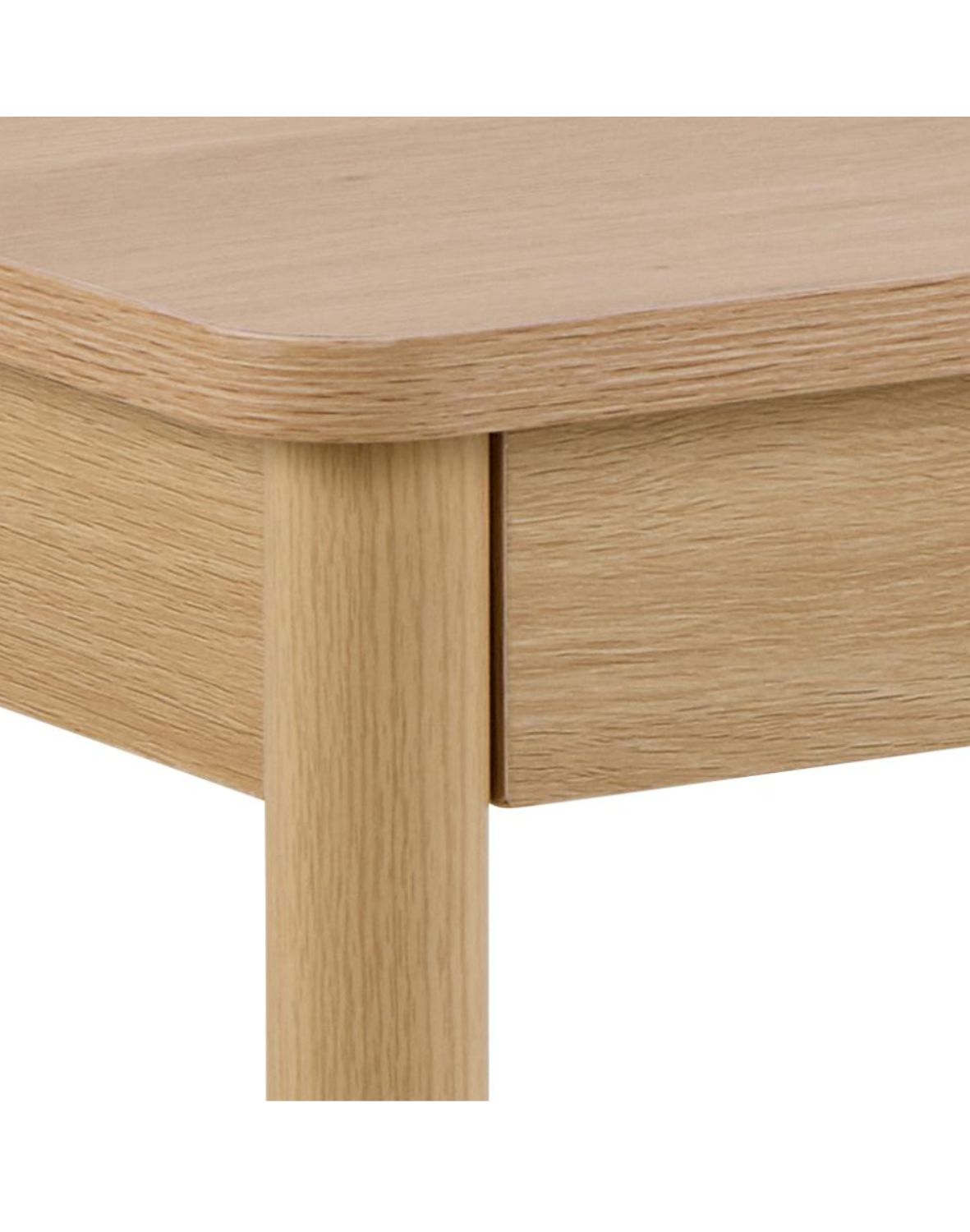 biurko drewniane z szufladą alpena (11588), 110x50 cm