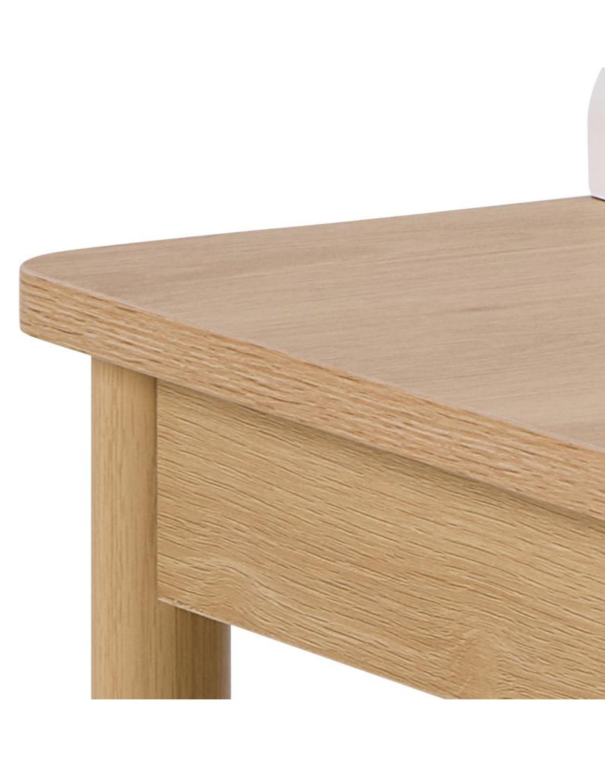 biurko drewniane z szufladą alpena (11588), 110x50 cm