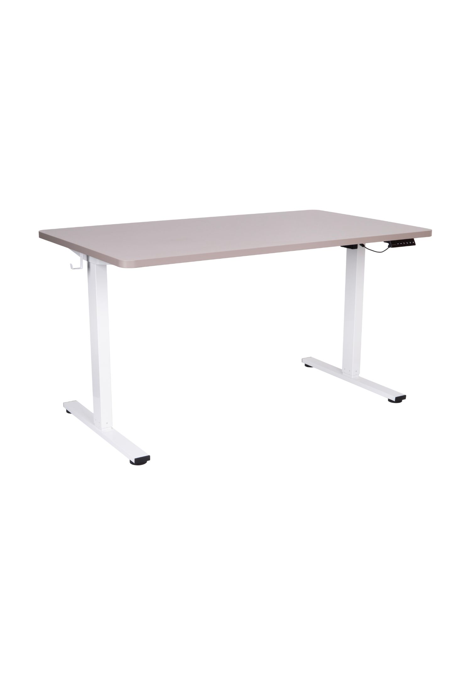 biurko z regulacja wysokosci alto 100 white 140 cm