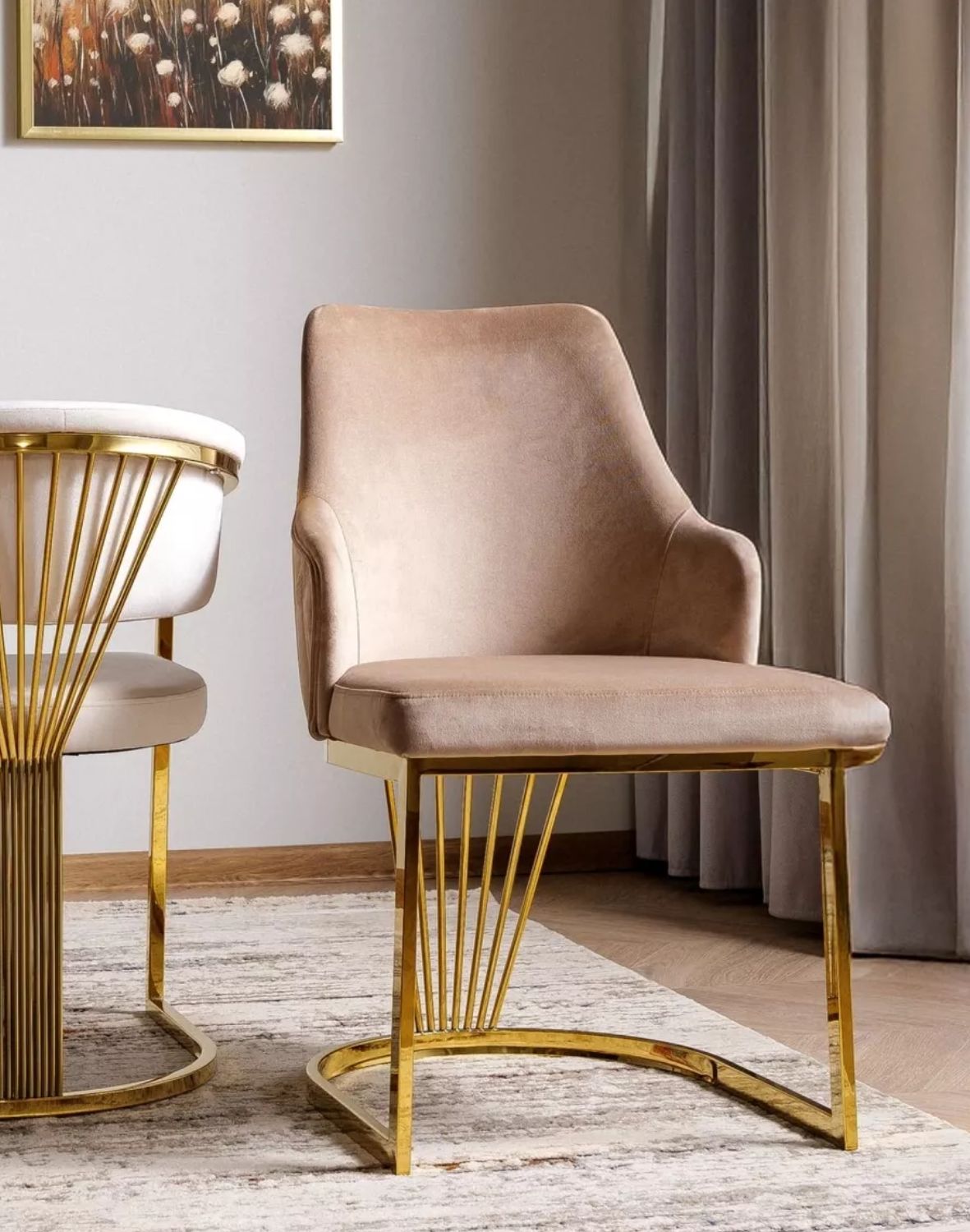 krzeslo alure velvet bez