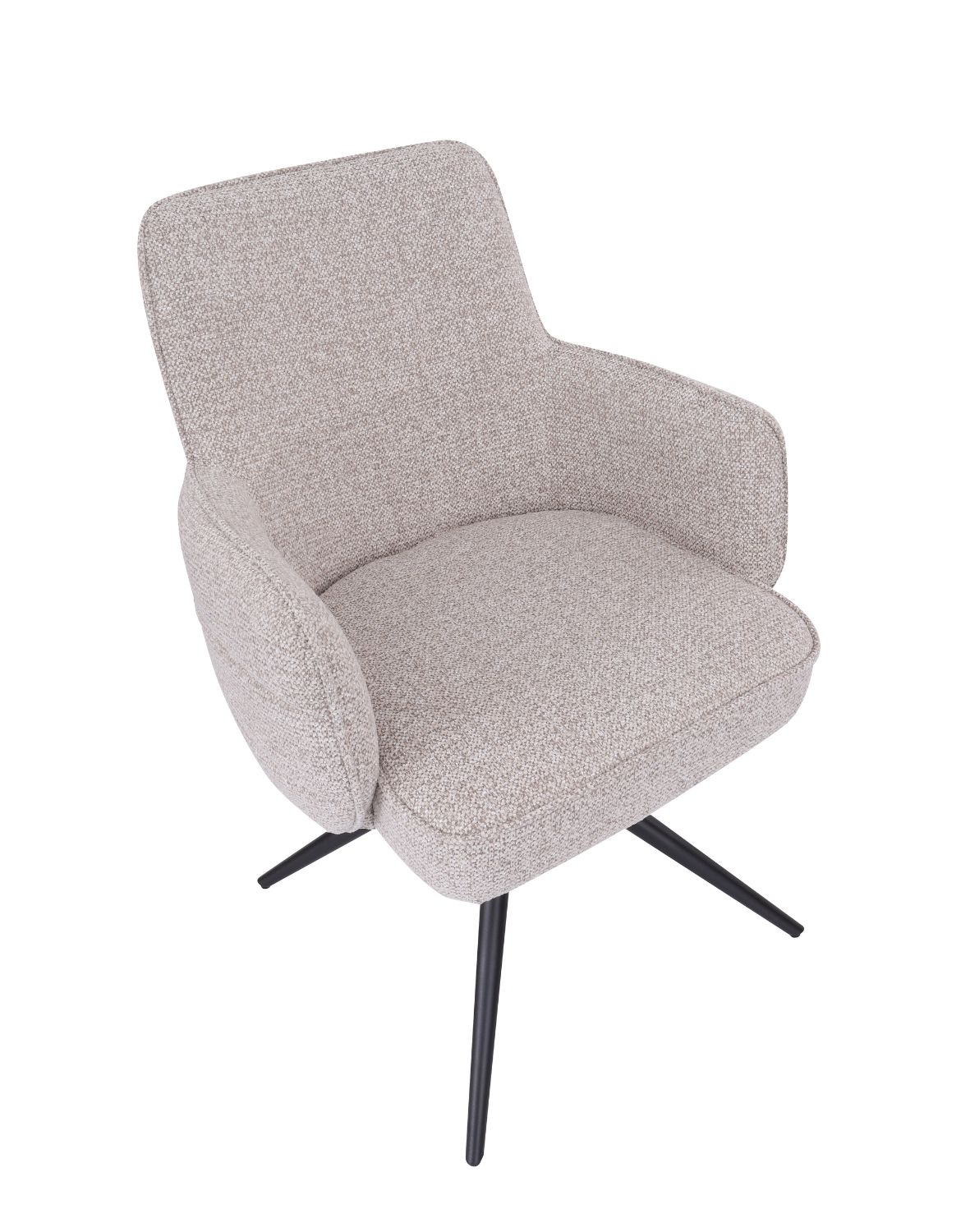 krzesło obrotowe do jadalni apollo, beżowe