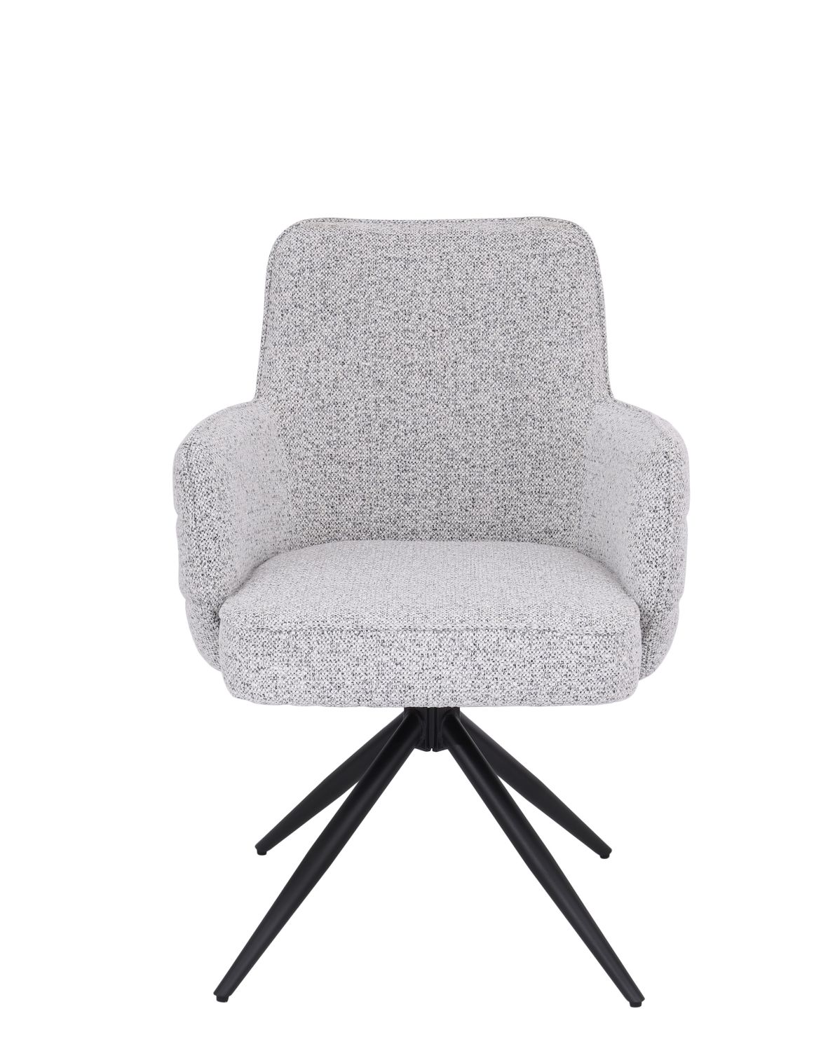 krzesło obrotowe do jadalni apollo, szare