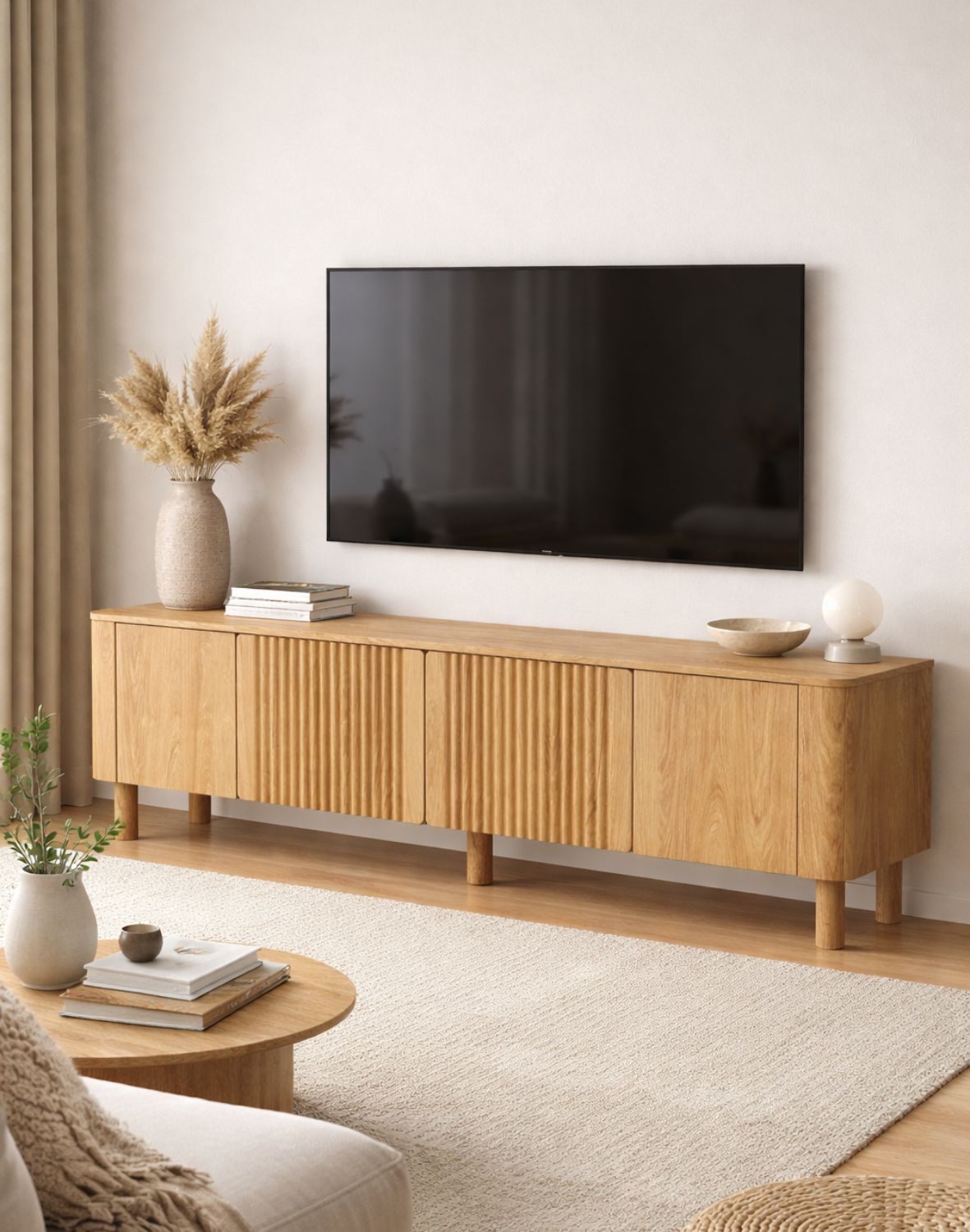 szafka rtv-2 arango 190 cm, dąb hikora