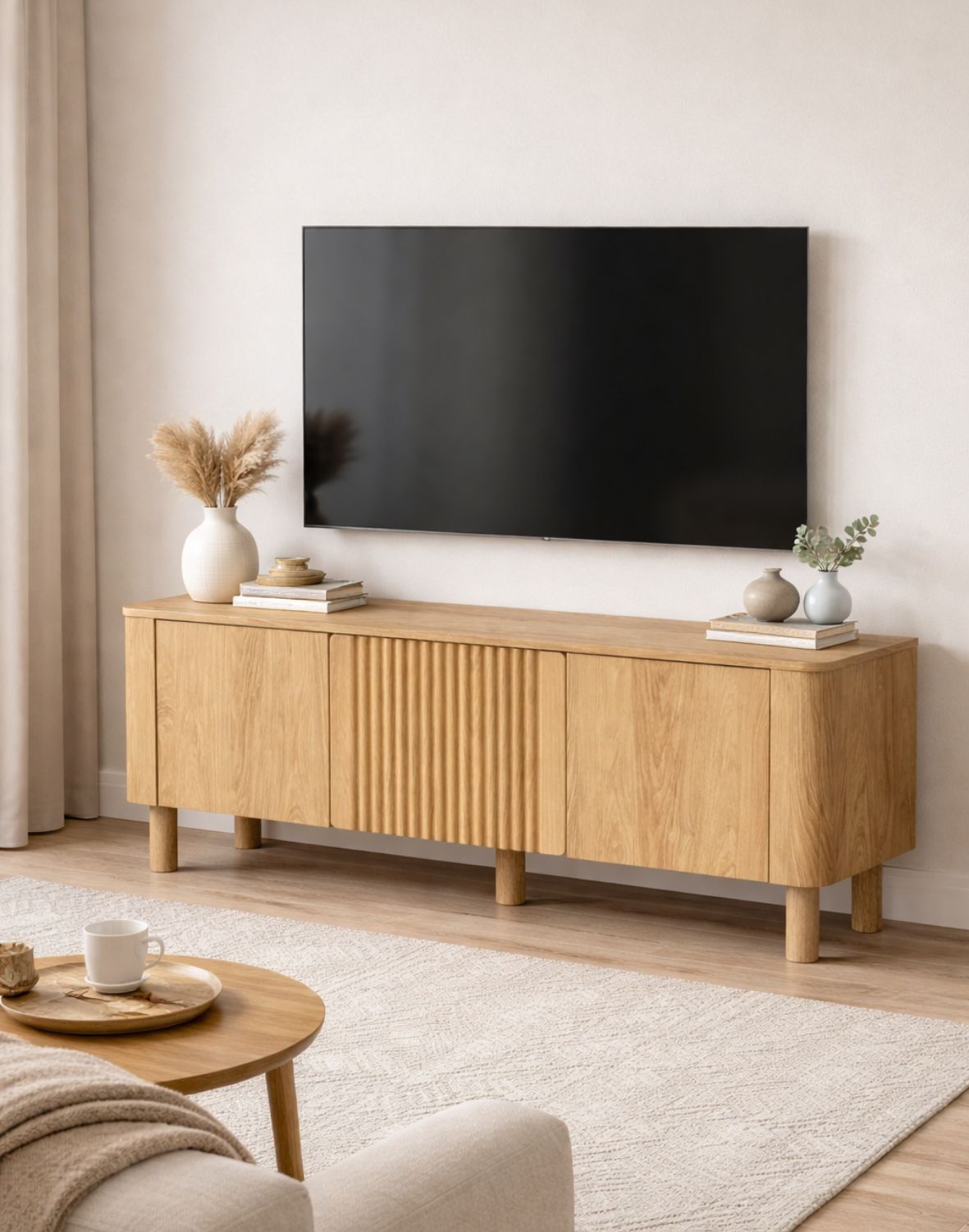 szafka rtv-1 arango 150 cm, dąb hikora