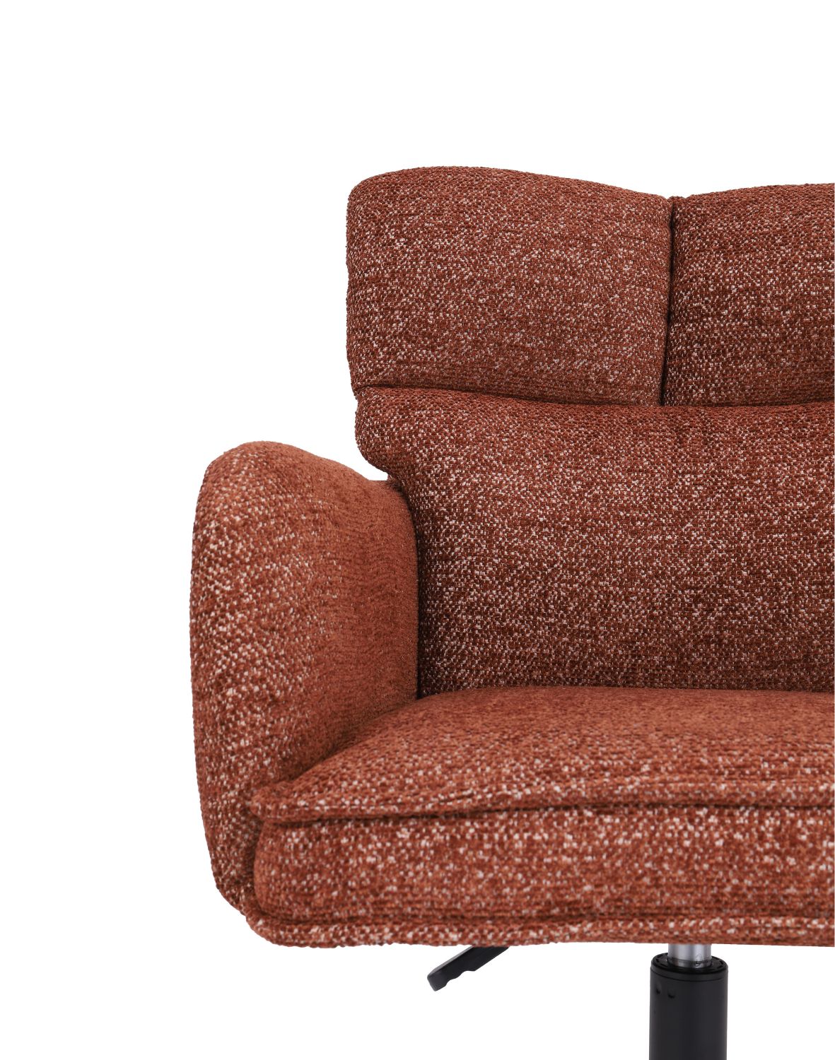 krzesło biurowe aria, regulowane, obrotowe, rude