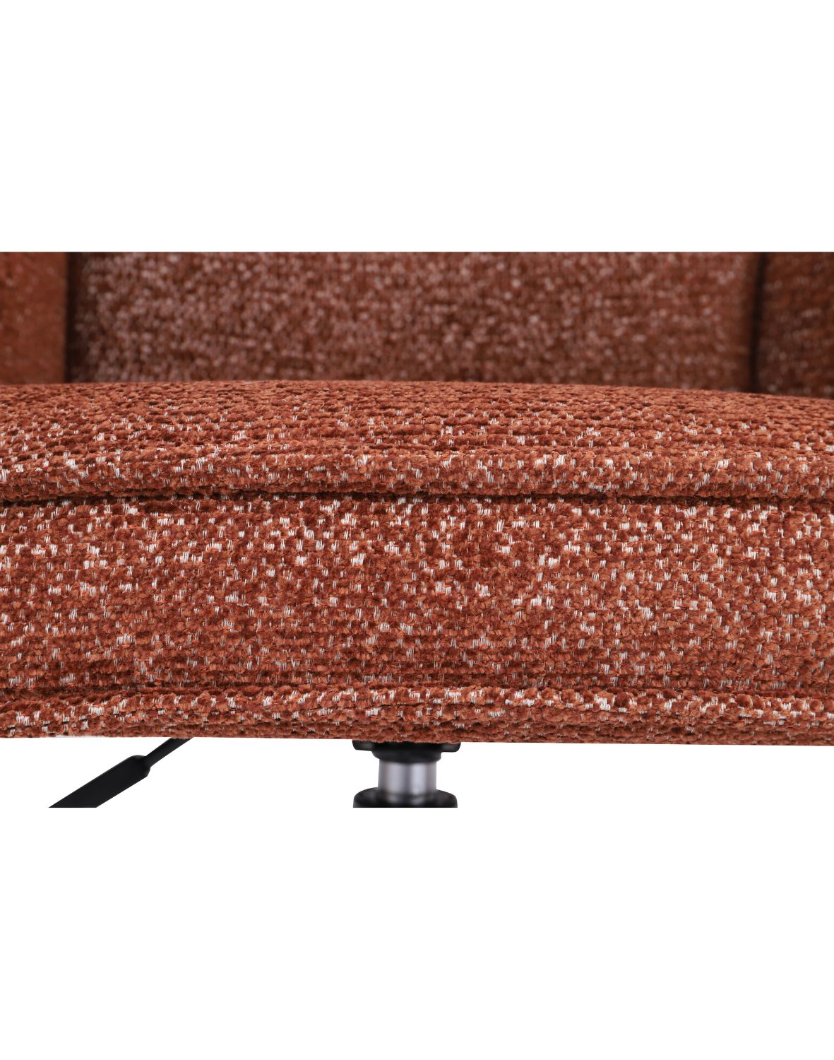 krzesło biurowe aria, regulowane, obrotowe, rude