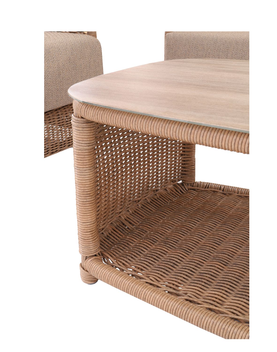 zestaw ogrodowy aruba: sofa, fotele, stolik kawowy