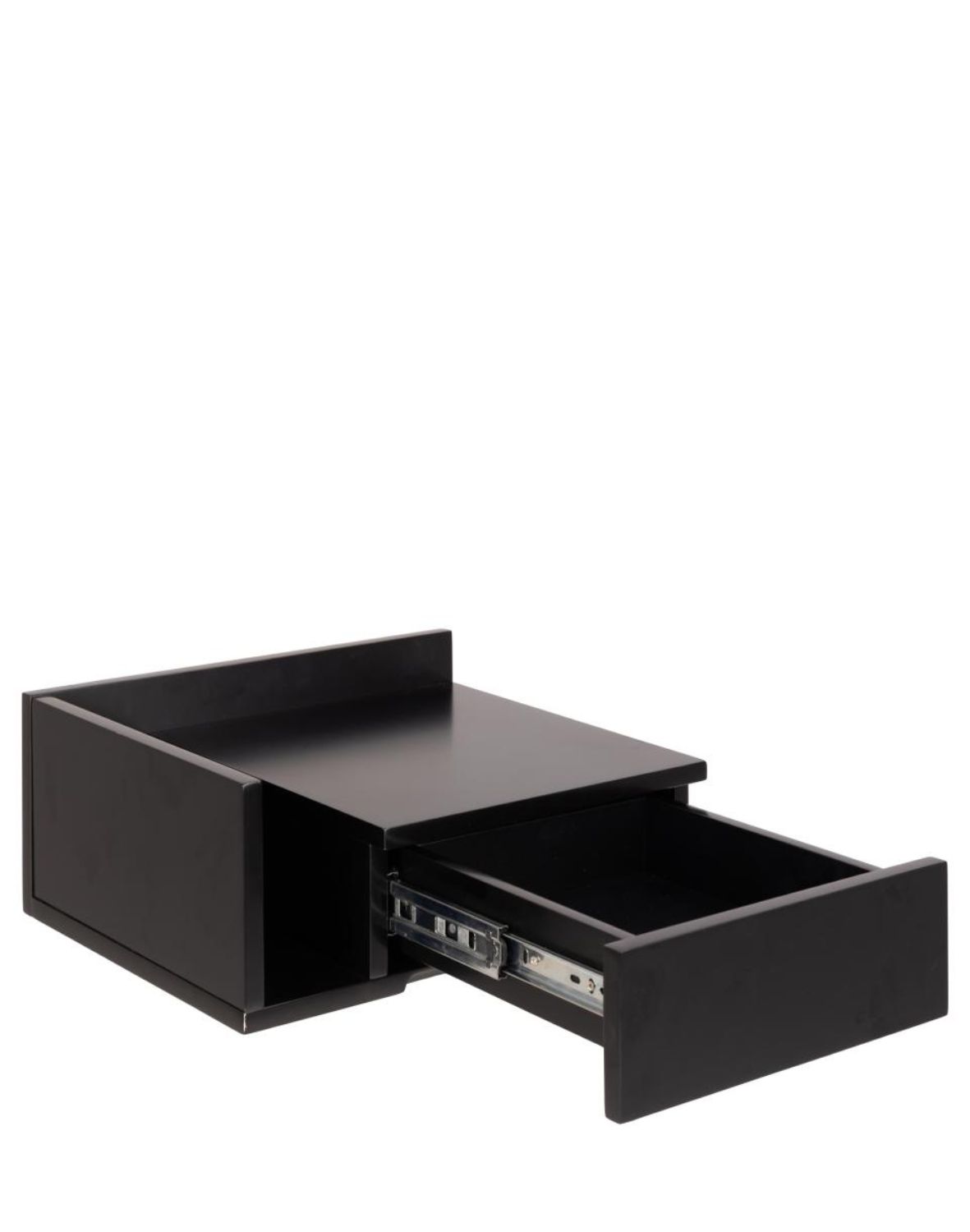 szafka nocna wisząca ashlan, czarna (05879)