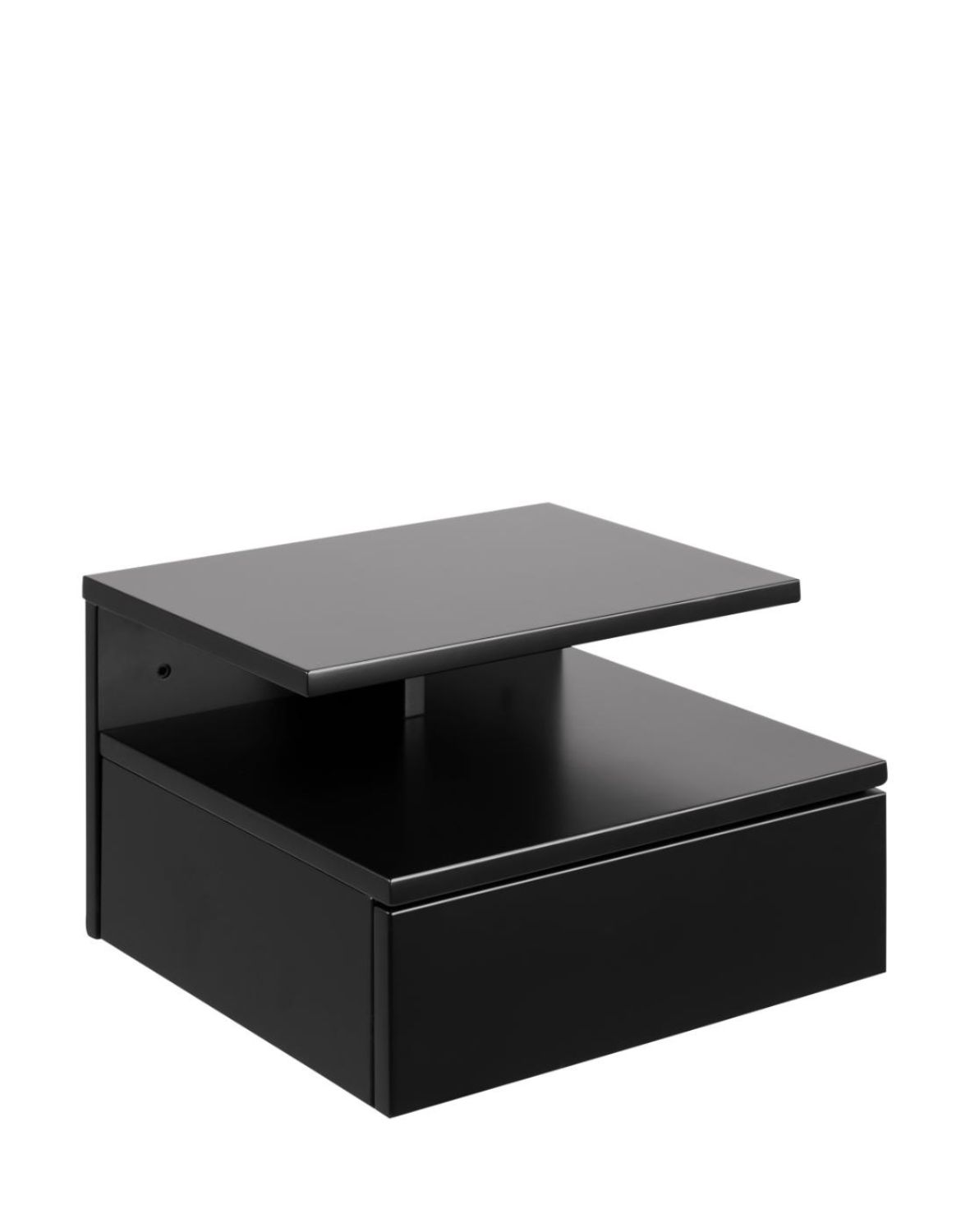 szafka nocna wisząca ashlan, czarna (05882)