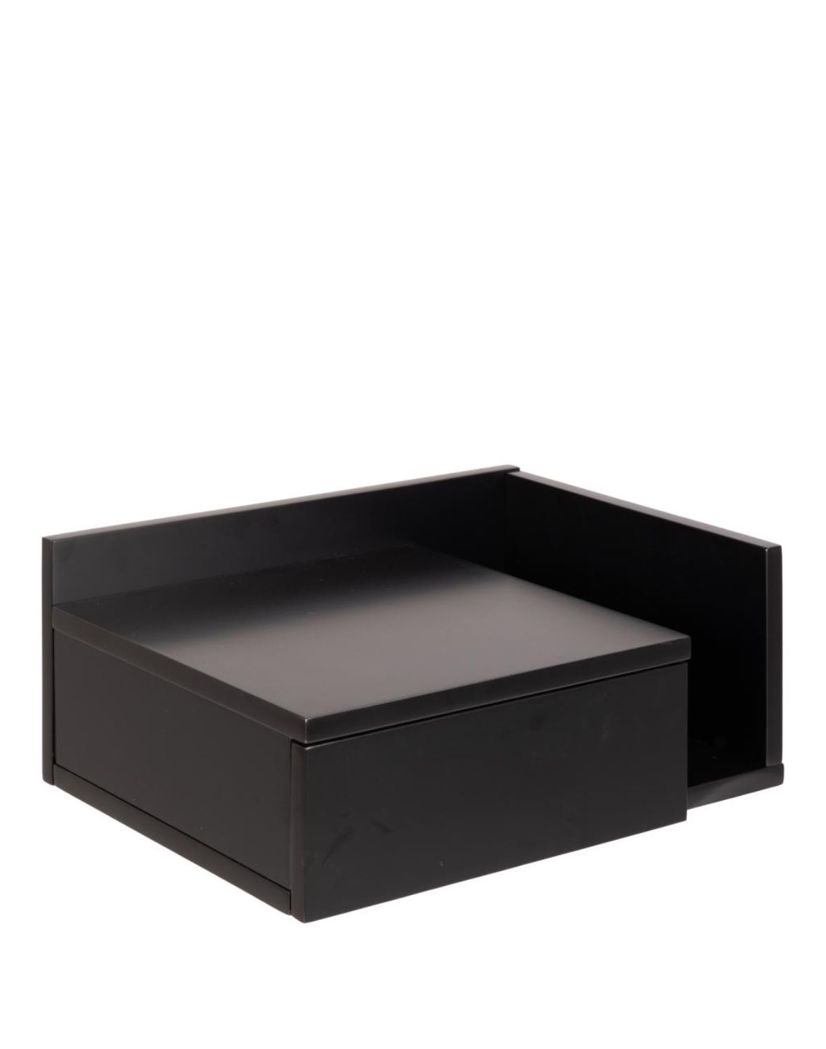 szafka nocna wisząca ashlan, czarna (05879)