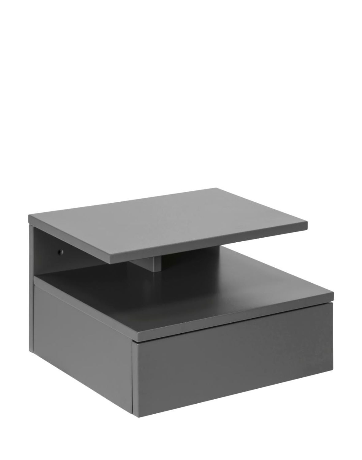 szafka nocna wisząca ashlan, szara (07182)