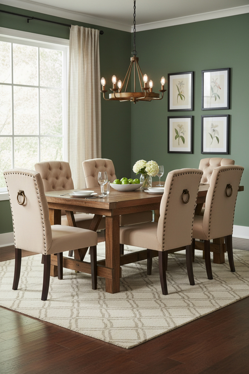 Astoria Chesterfield 3 z pinezkami i kołatką