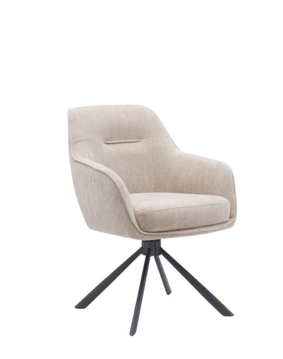 Krzesło obrotowe do jadalni Avola, beżowe 51140004 (3462) - OUTLET