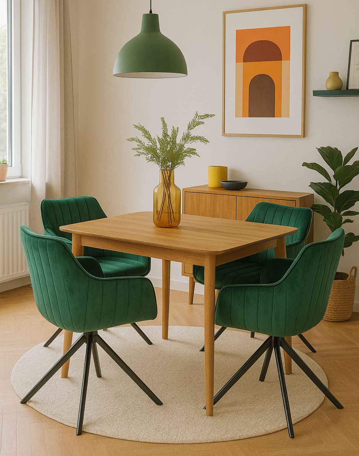 krzeslo azalia velvet zielone