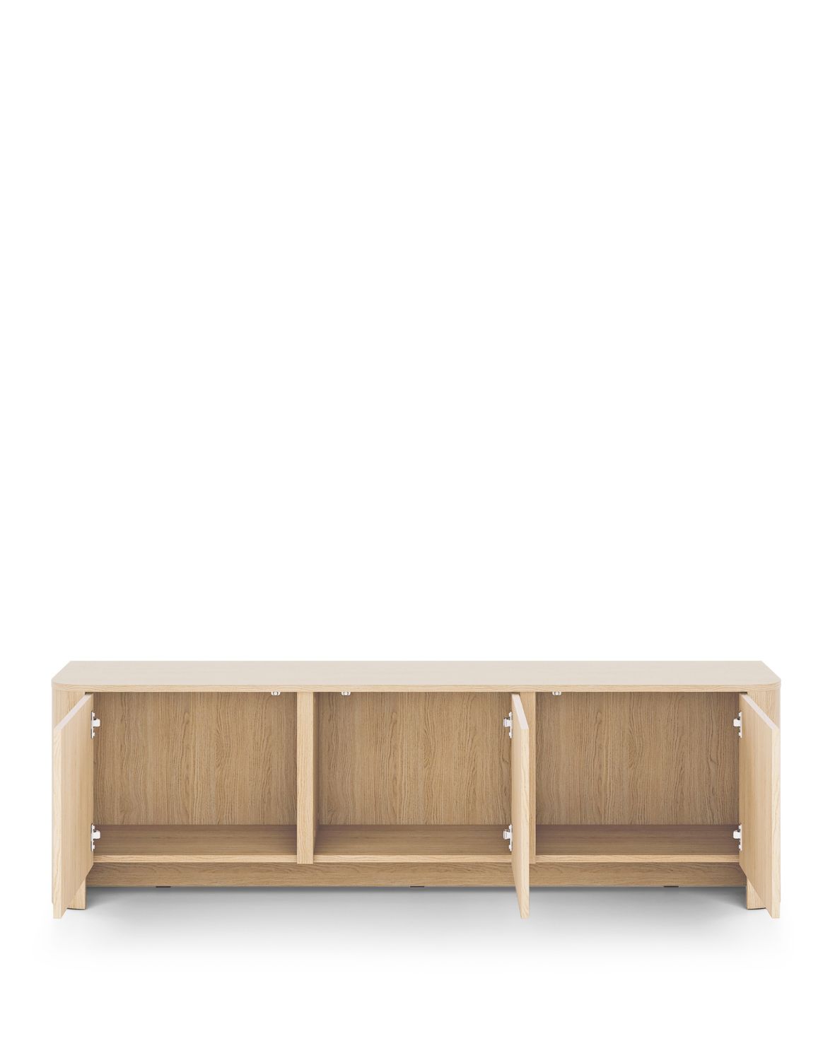 szafka pod telewizor bari rtv168 ze złotą listwą, dąb vicenza