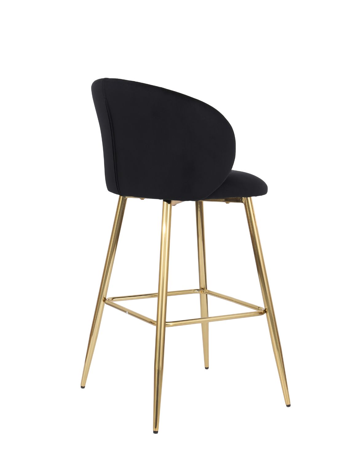 hoker do kuchni ganta gold, czarny welwet, glamour