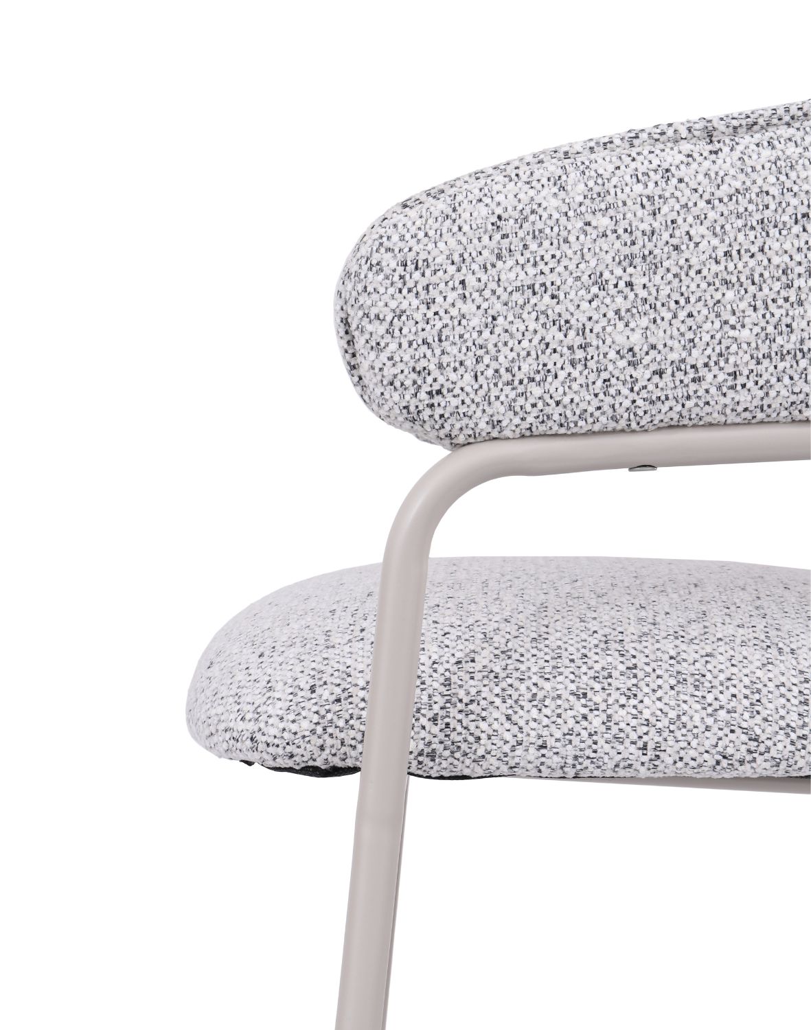 hoker do kuchni z podnóżkiem livia, szary/kaszmir