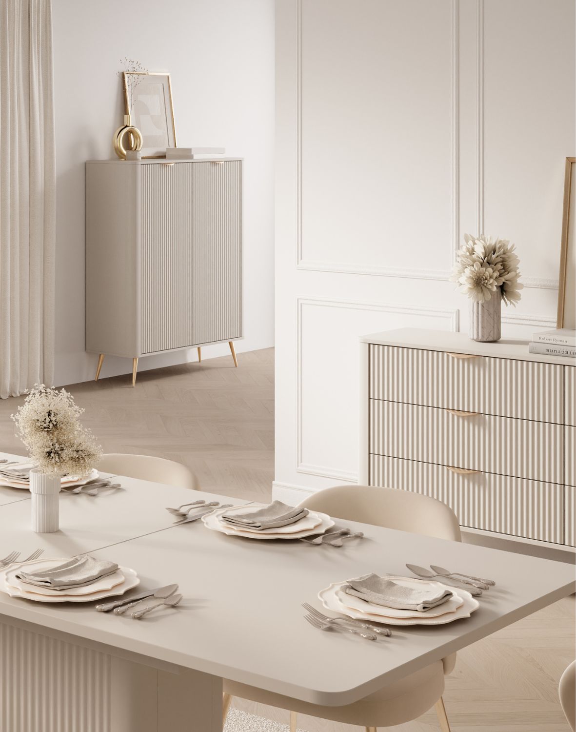 beżowa komoda lante k