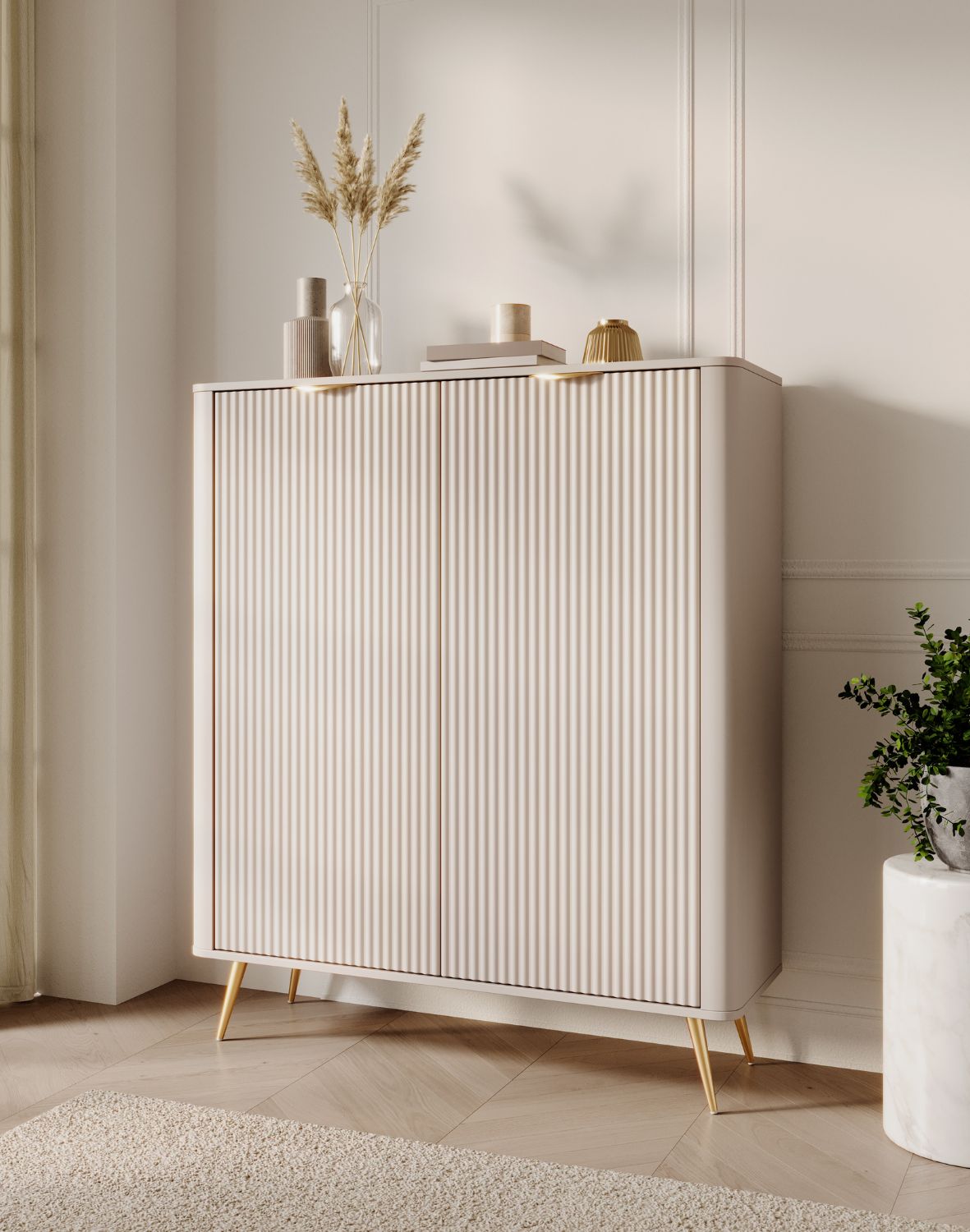 beżowa komoda lante k