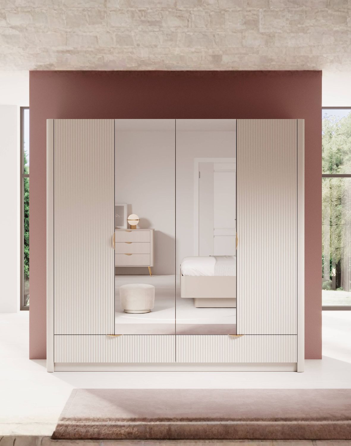 beżowa szafa lante h 213