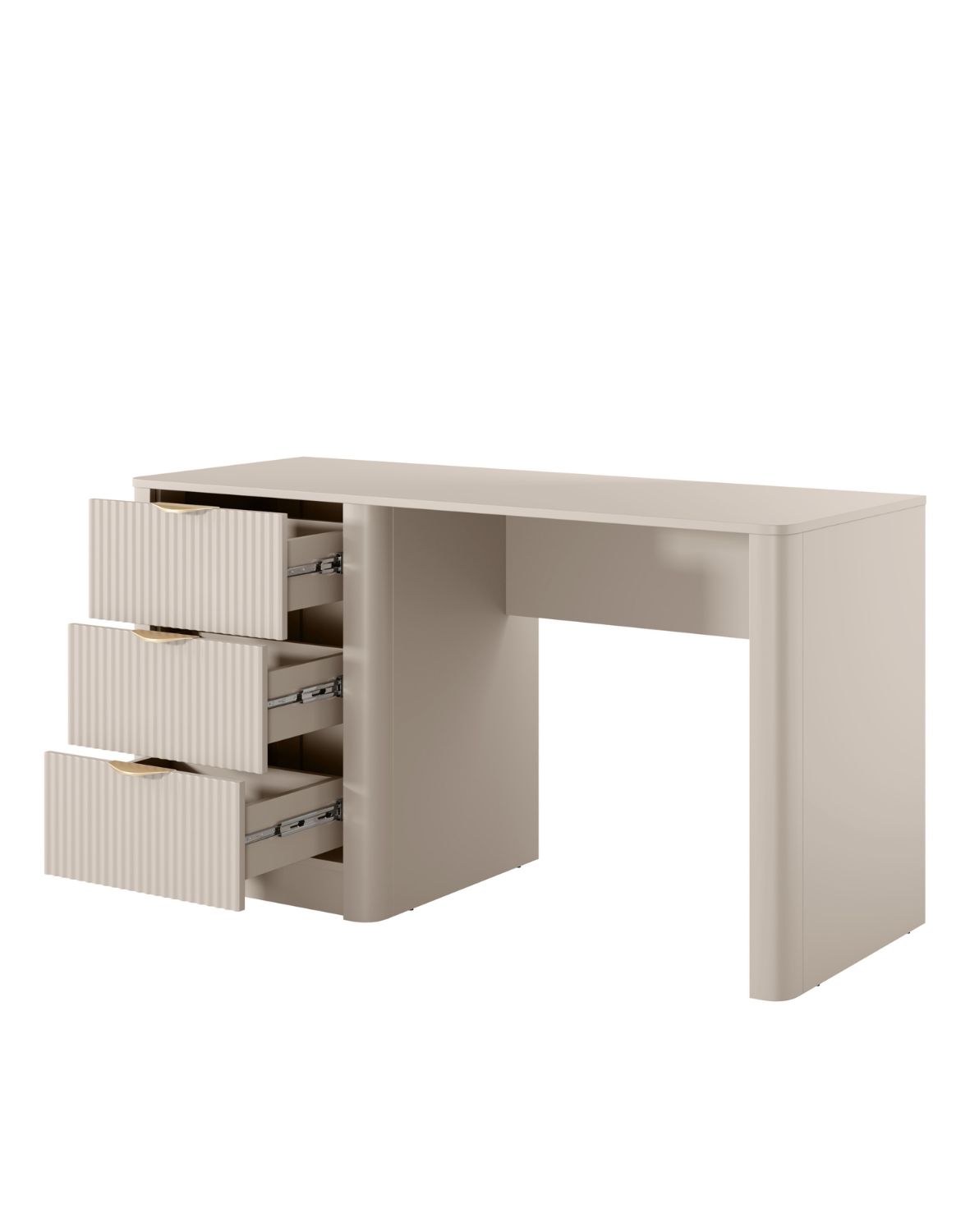 beżowe biurko lante n