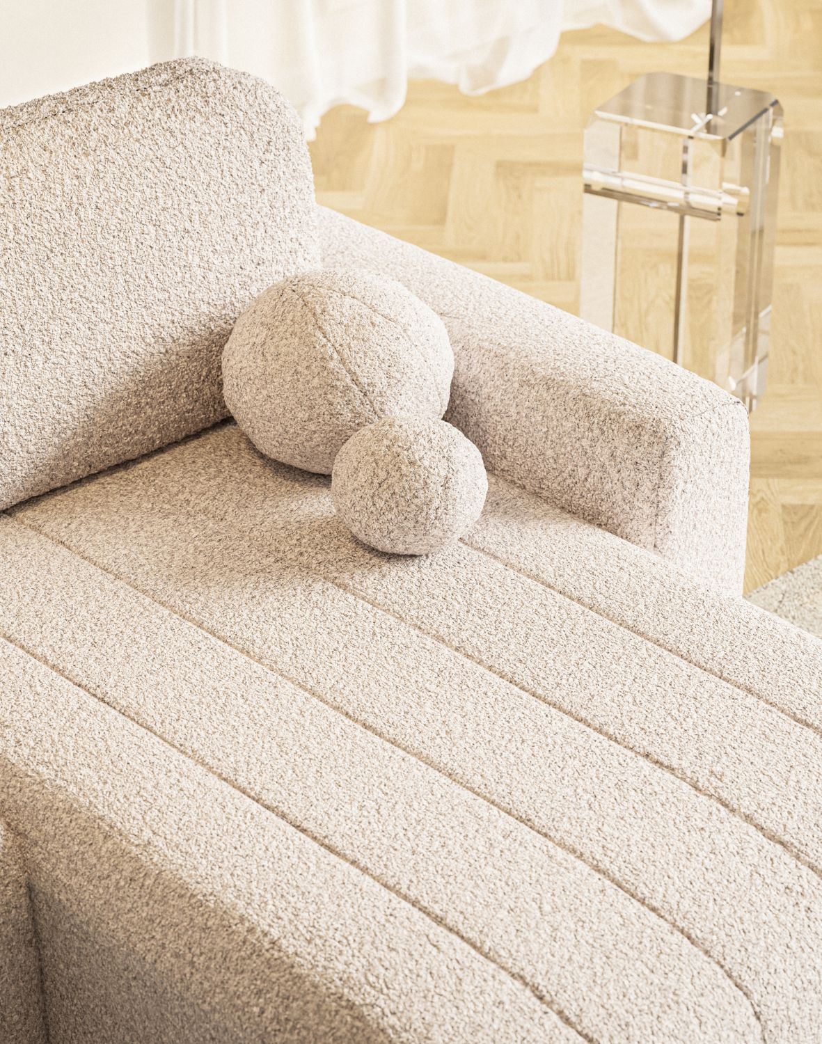 beżowy narożnik do salonu luna new pionier