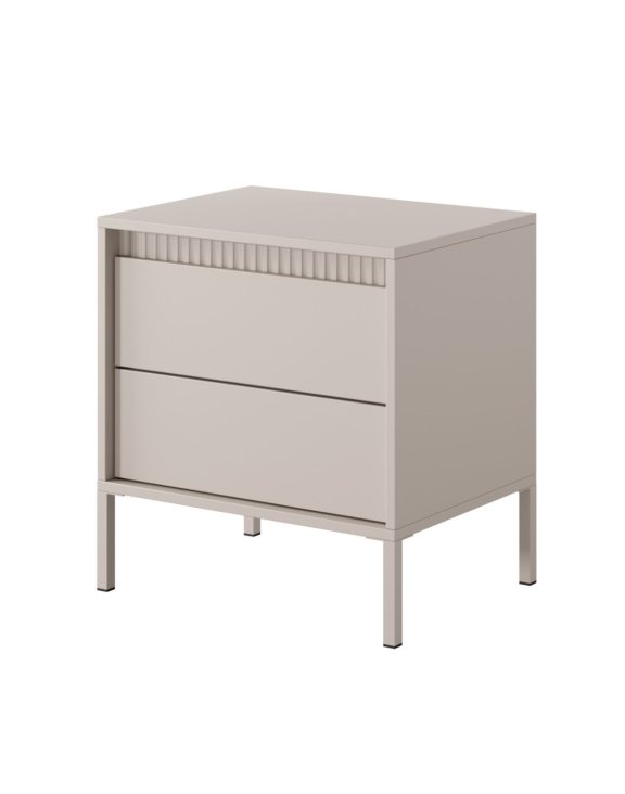 bezowy stolik nocny senso 2s