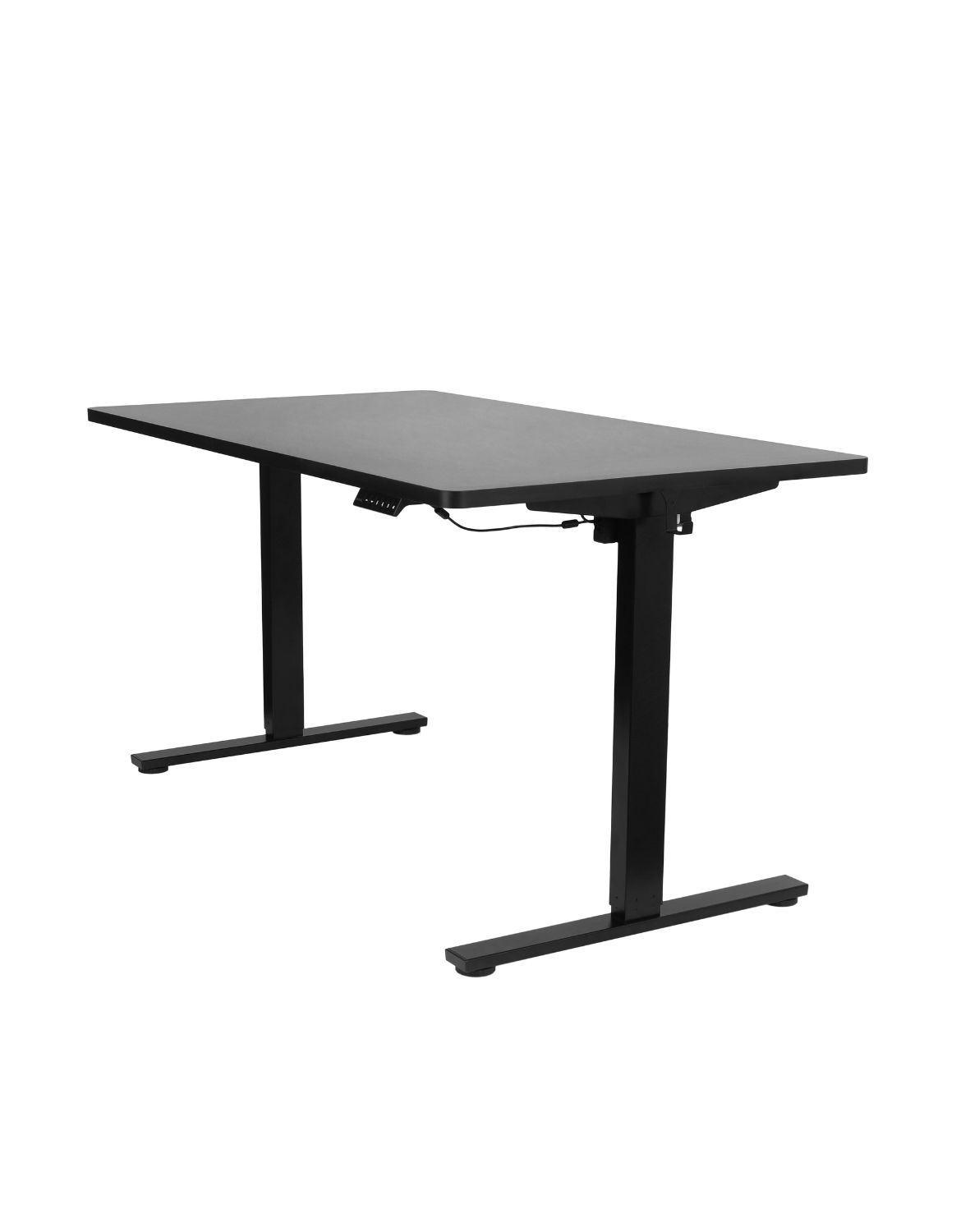 biurko z regulacja wysokosci alto 100 black 120 cm