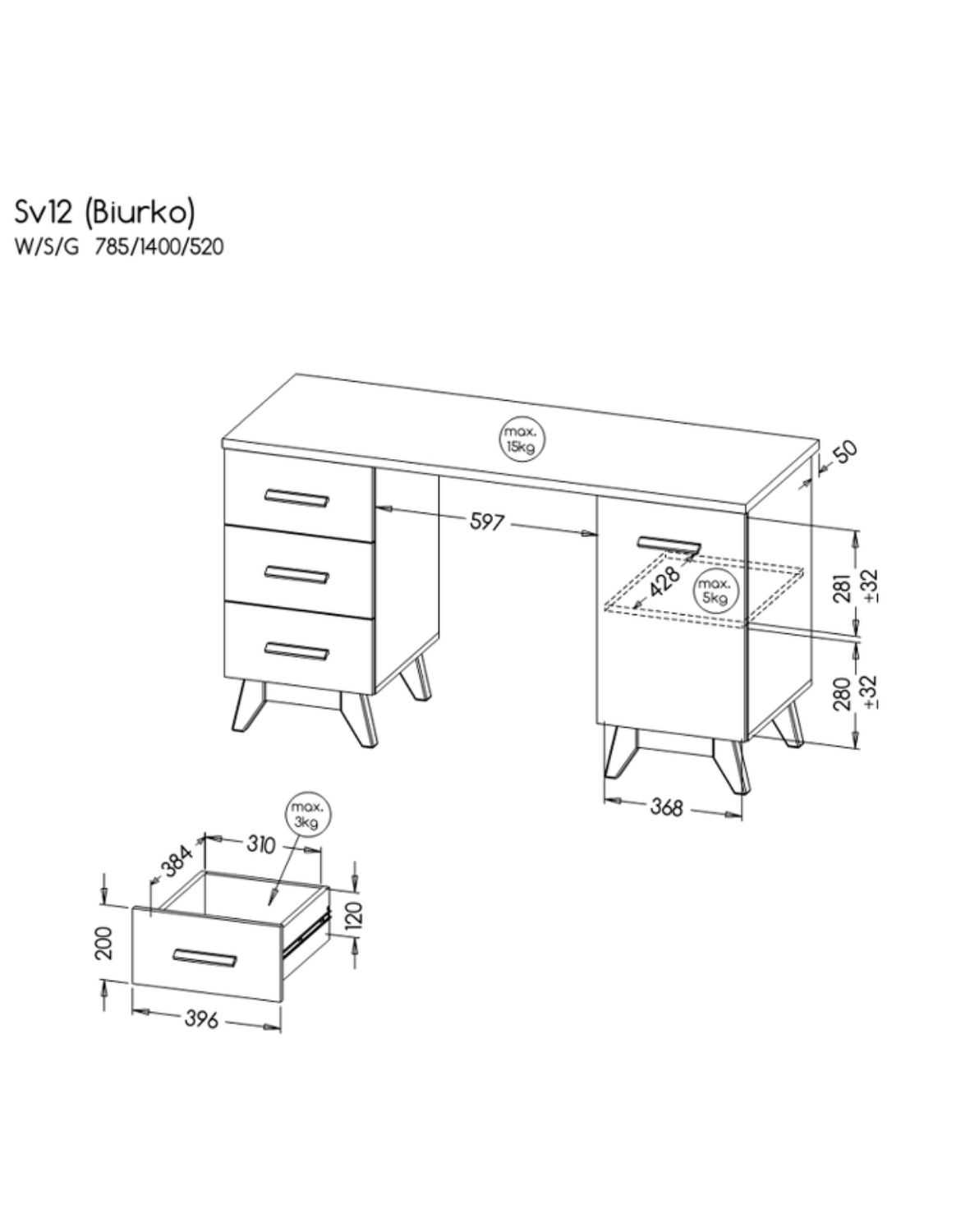 biurko-z-szufladami-sv12