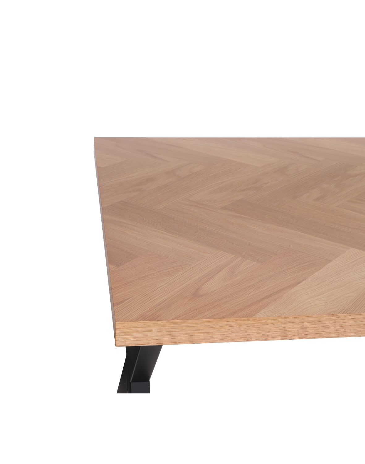 stół bjorn (nat 140 cm), naturalny dąb, jodełka