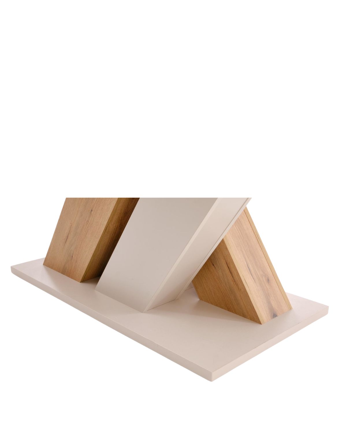 stół rozkładany brandon (160–200 × 90 cm) kaszmir/dąb cremona