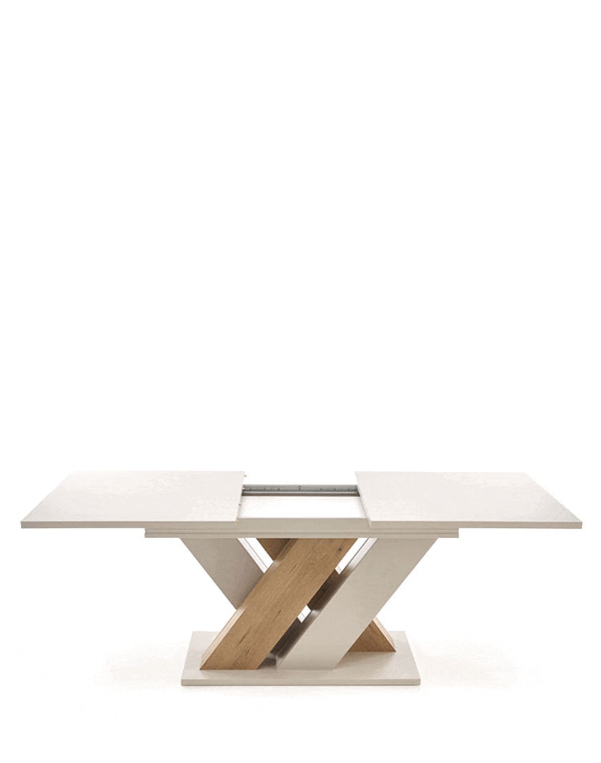 stół rozkładany brandon (160–200x90 cm) kaszmir/dąb cremona