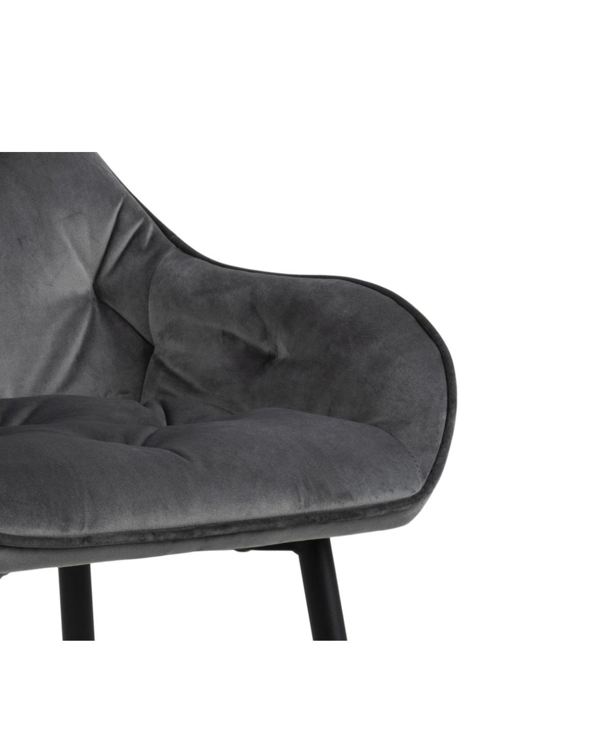 hoker tapicerowany brooke, ciemnoszary (90452)