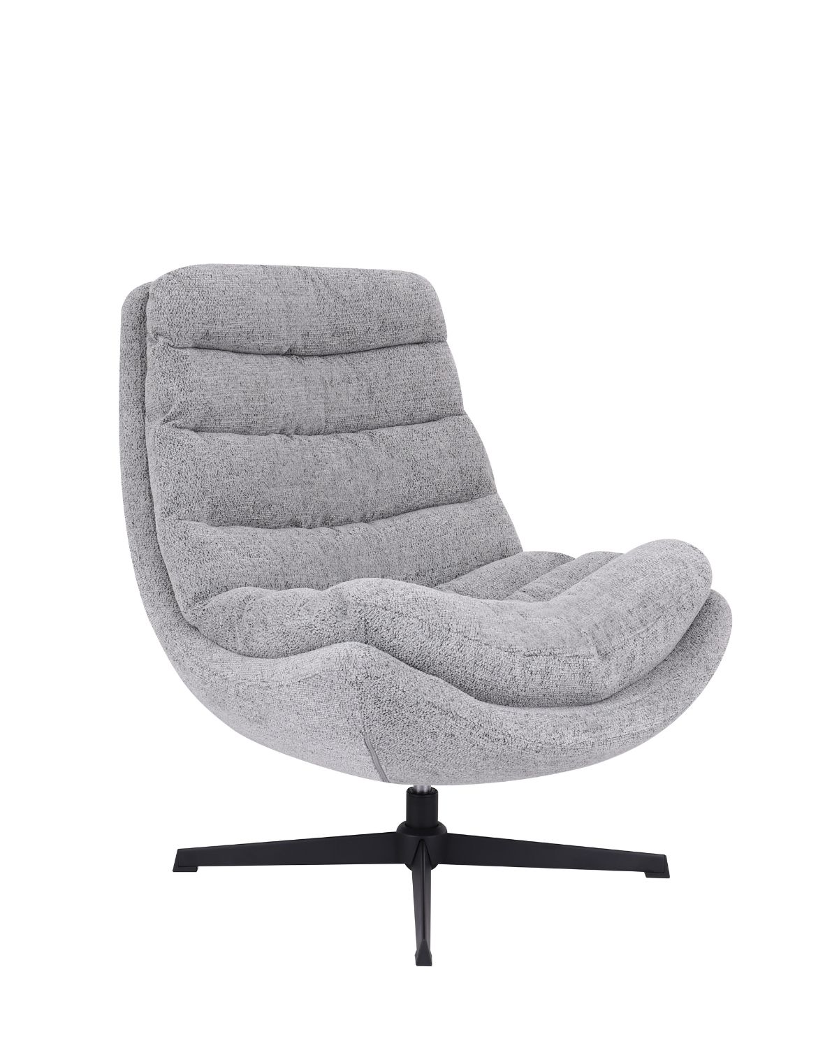 fotel obrotowy calvio, komfort i nowoczesna forma, szary