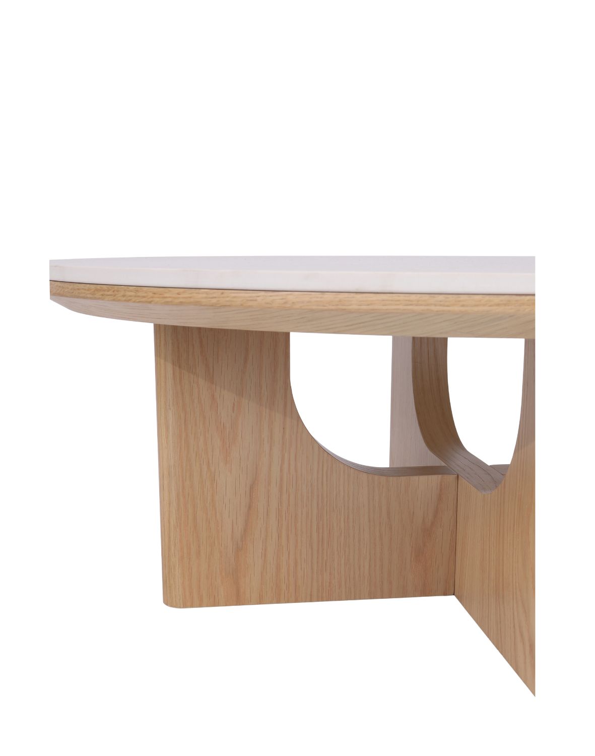 stolik kawowy calypso, dąb naturalny, blat ceramiczny