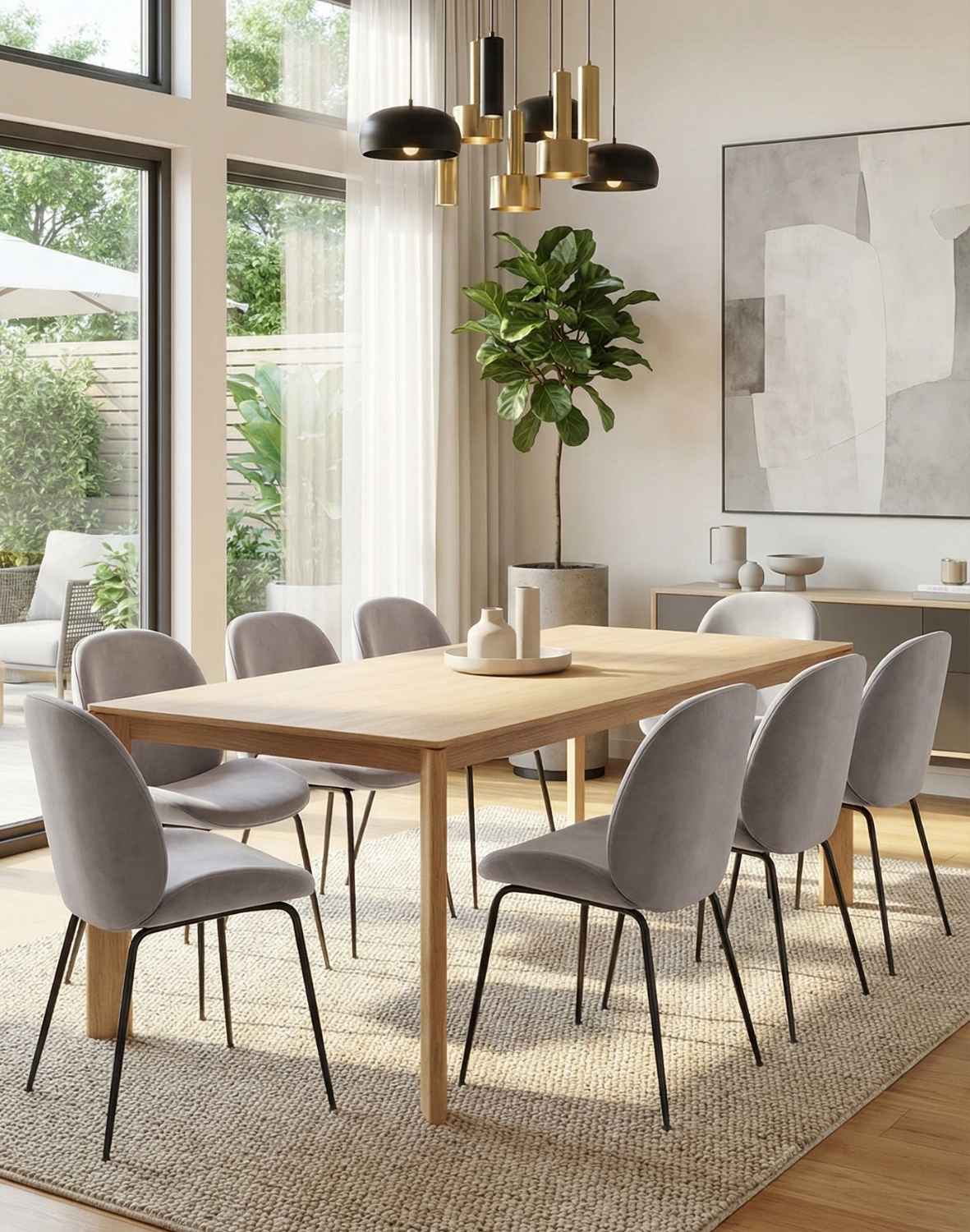 krzesło do jadalni dori black szare, welwet