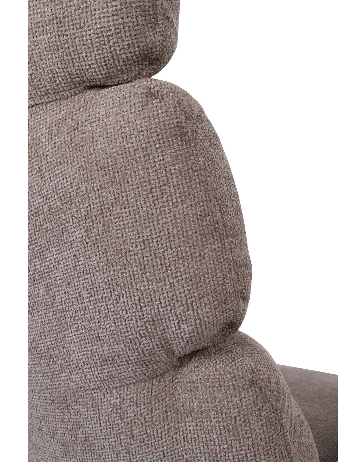 fotel obrotowy cloud z wysokim oparciem, ciemnobeżowy (fs80)