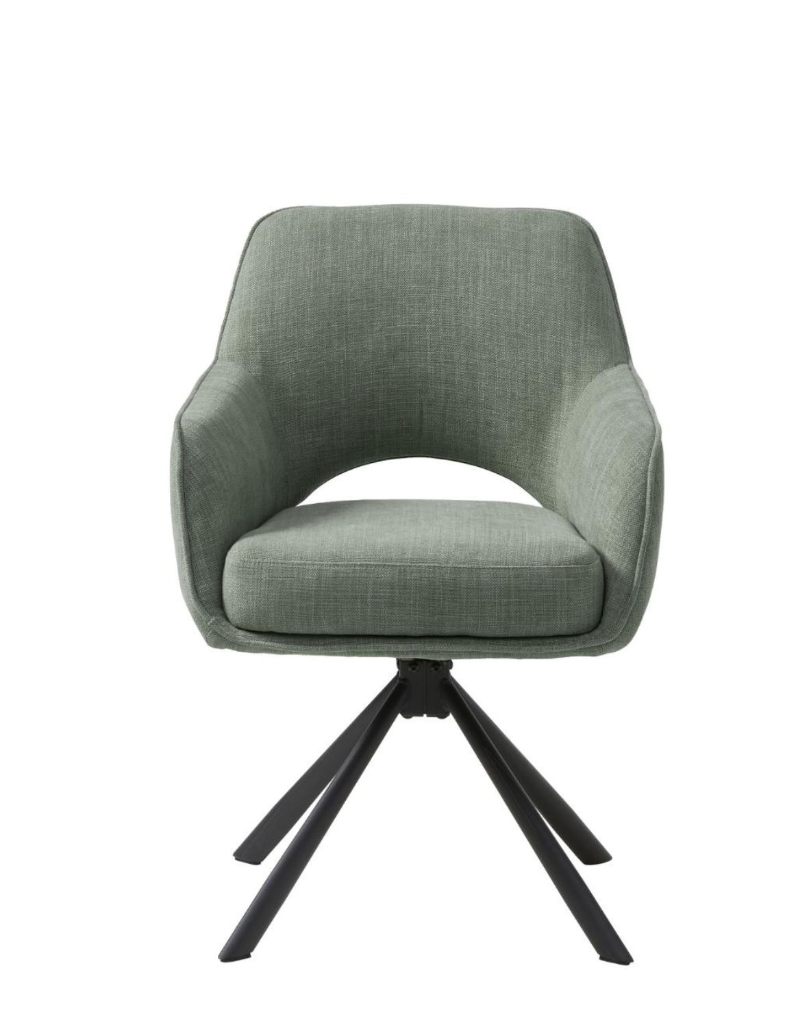 krzesło obrotowe do jadalni cowley, zielone (54900005)