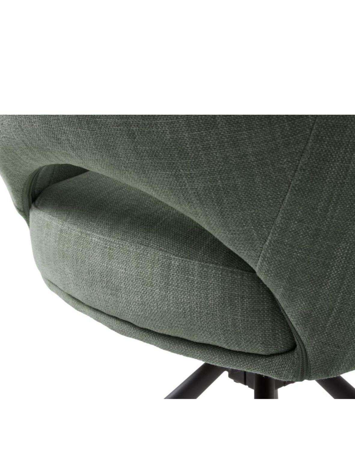 krzesło obrotowe do jadalni cowley, zielone (54900005)