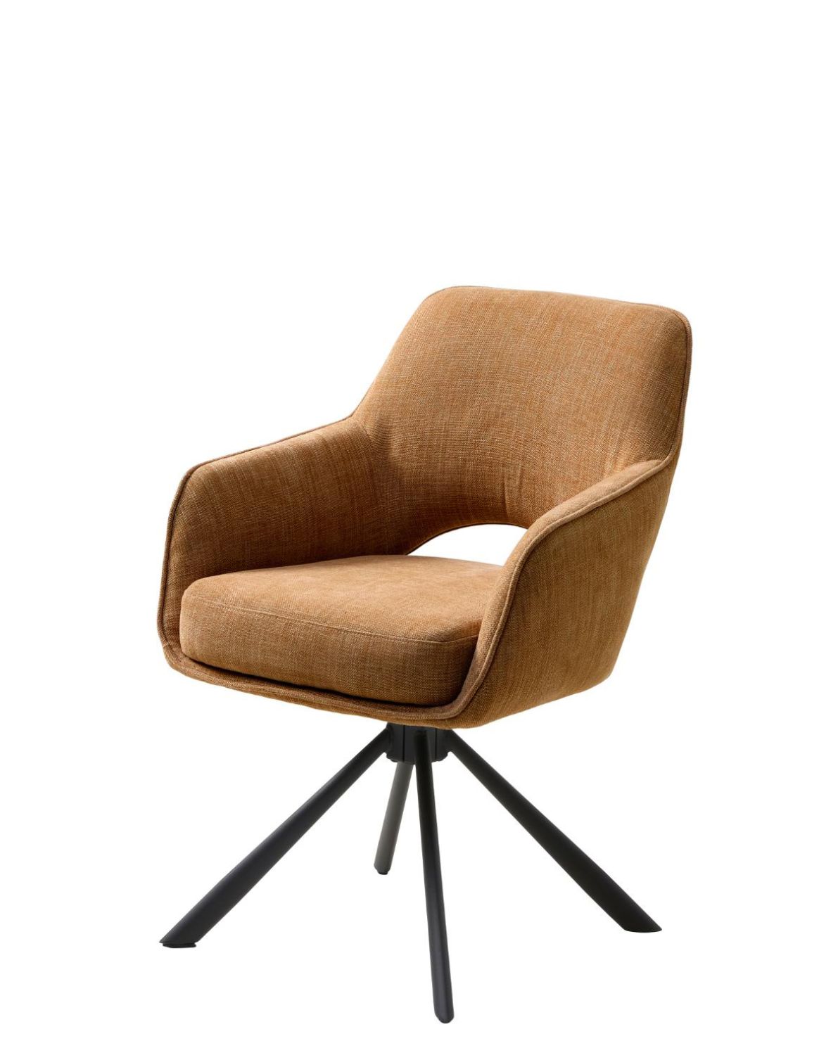 krzesło obrotowe do jadalni cowley, rude (54900002)