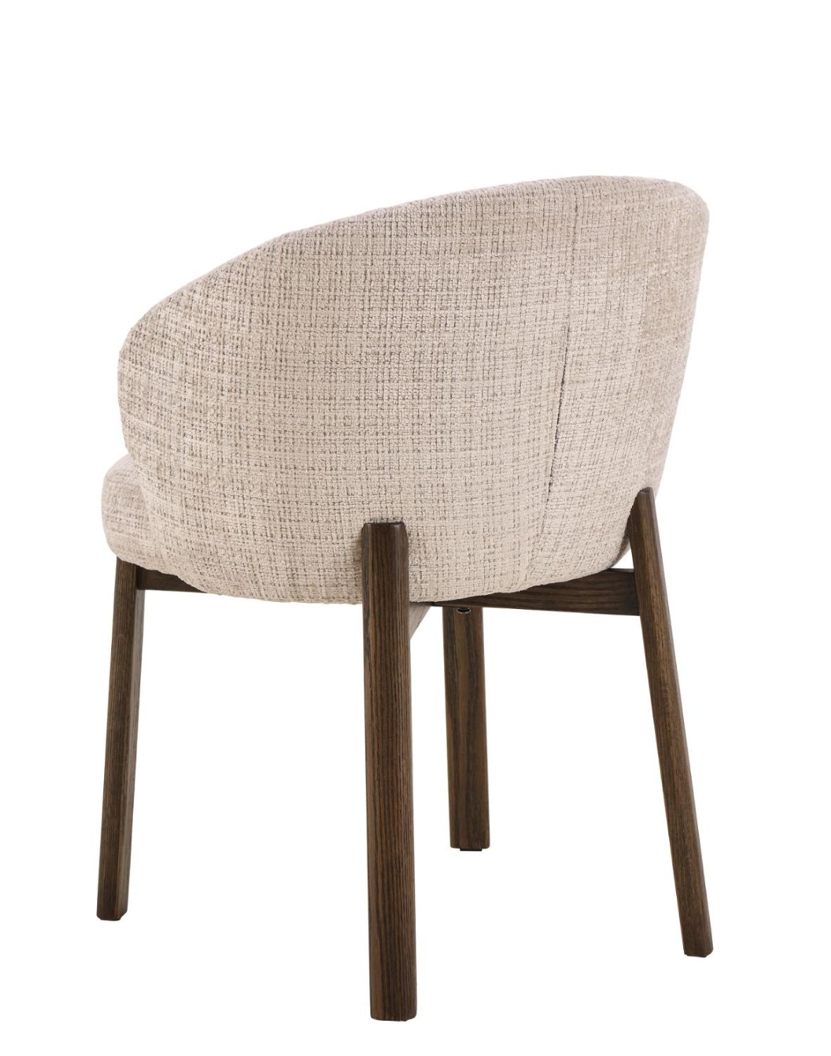 krzesło do jadalni darlene, beżowe, dębowe nogi (09541)