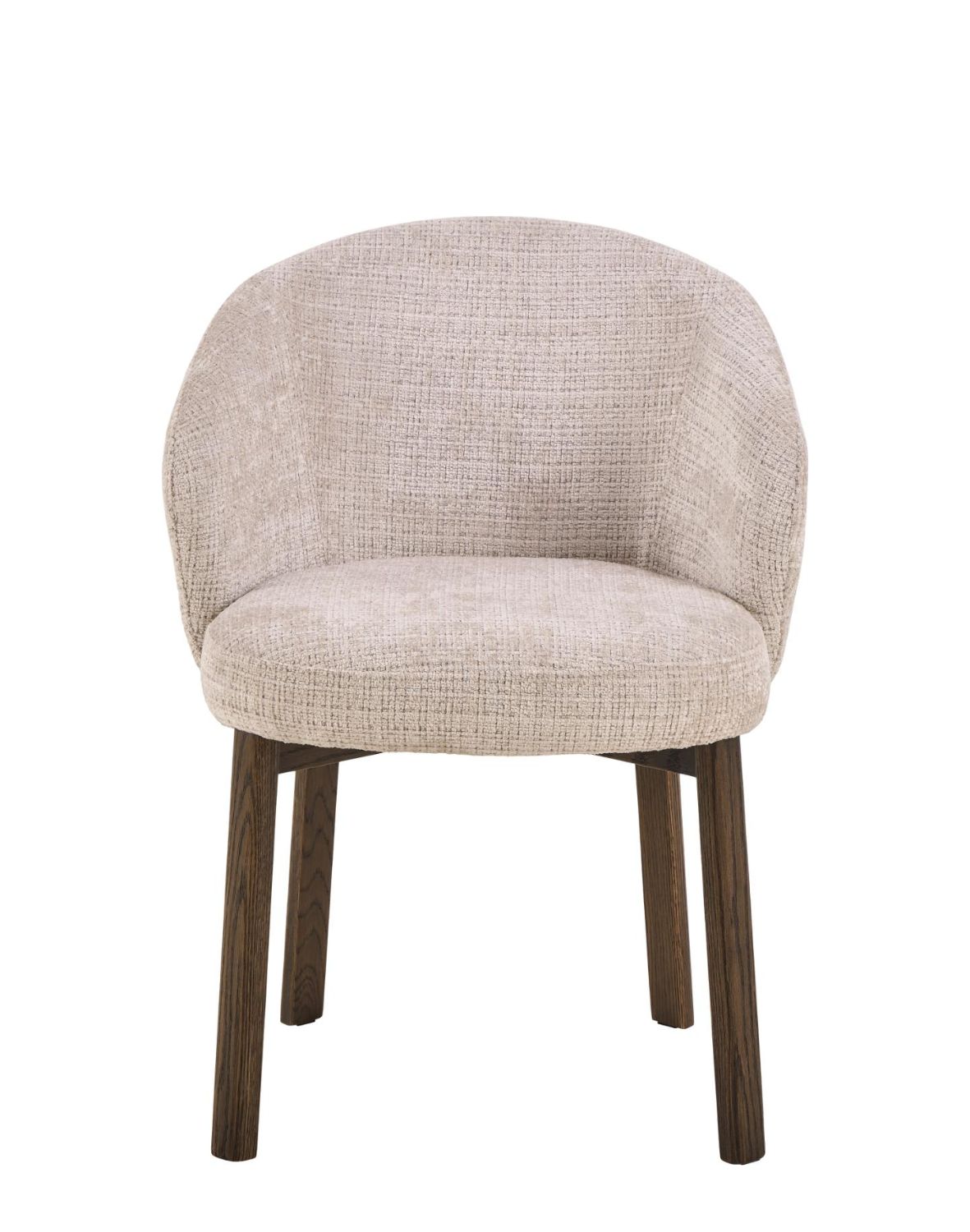 krzesło do jadalni darlene, beżowe, dębowe nogi (09541)