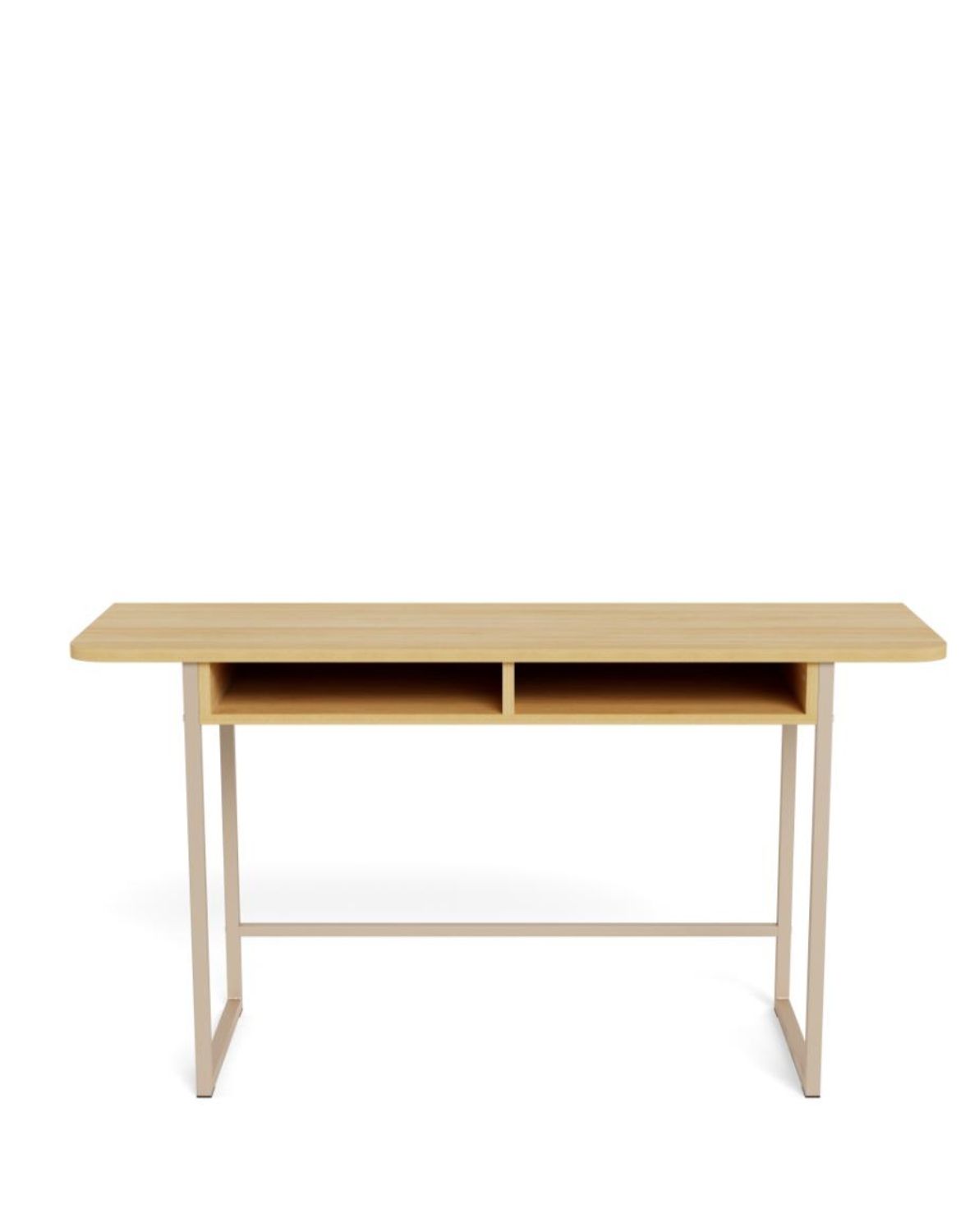 nowoczesna konsola z półkami darlington 140 cm (0000111230)