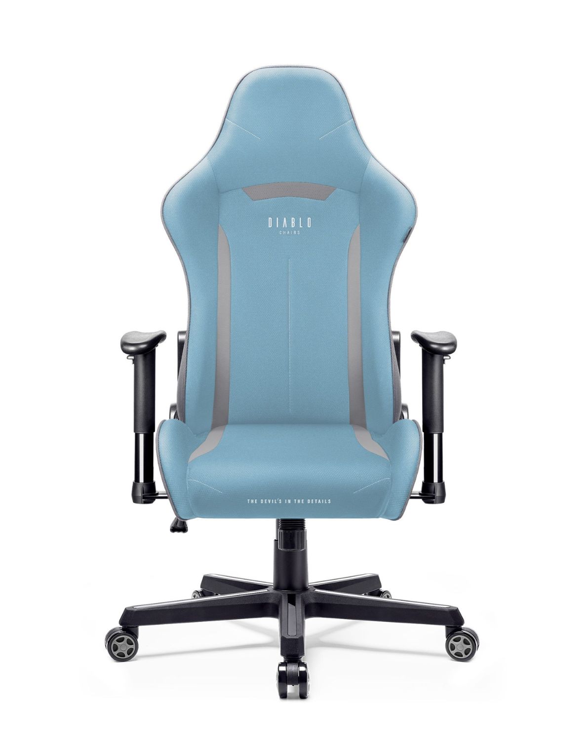 Fauteuil gaming en tissu Diablo X-Starter : bleu